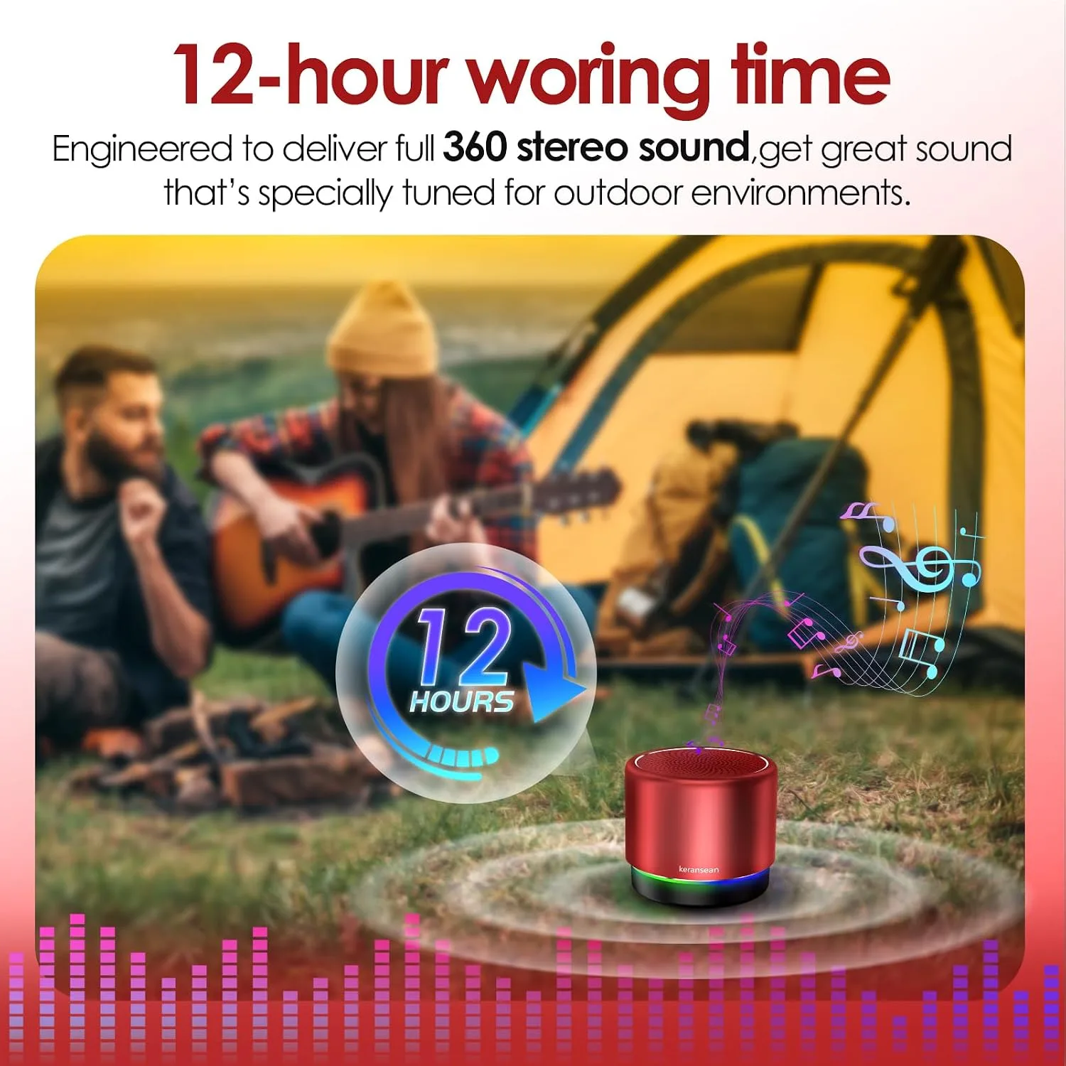 Portable Bluetooth Speaker Mini Speakers, Wireless, HD Microphone