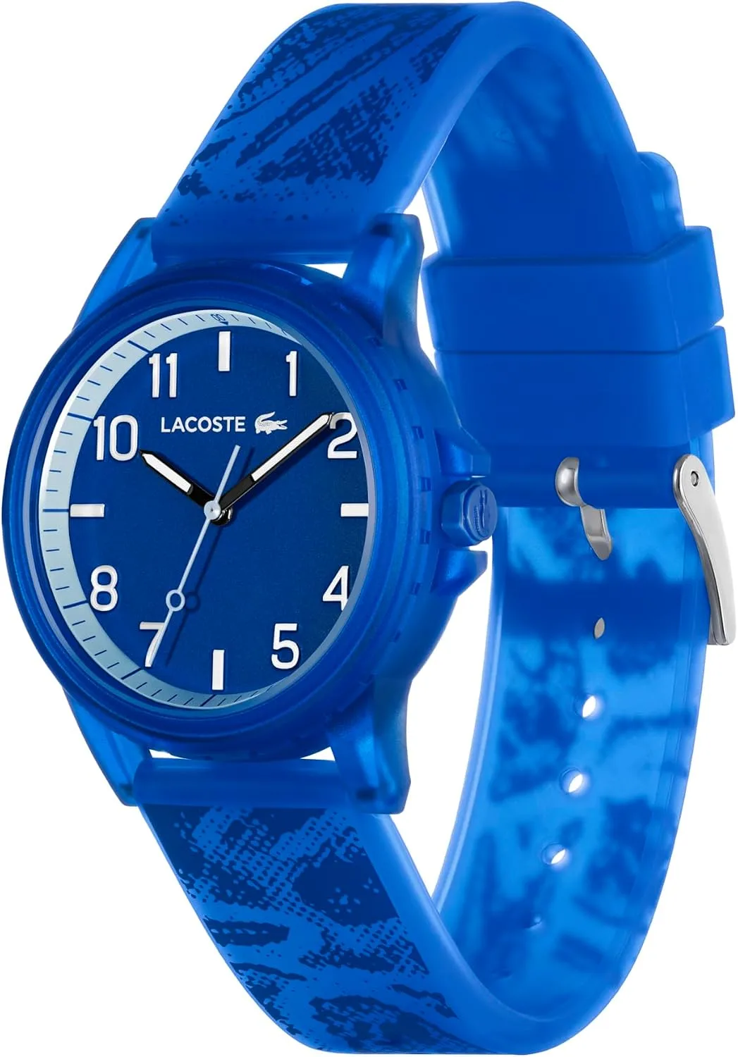 Lacoste Rider Unisex Quartz Plastic and Silicone Strap Watch, Color: Red (Model: 2030047)