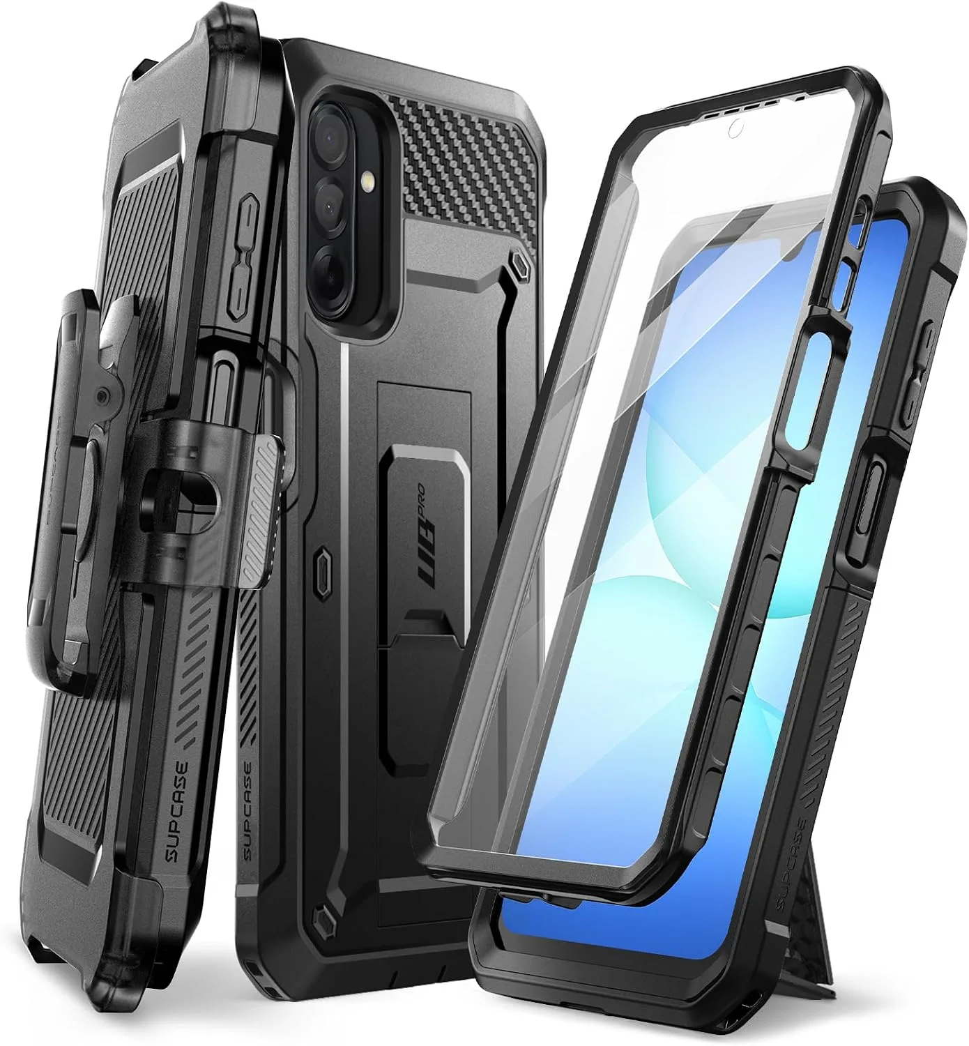 SUPCASE for Samsung Galaxy A17 5G Case with Screen Protector, Black
