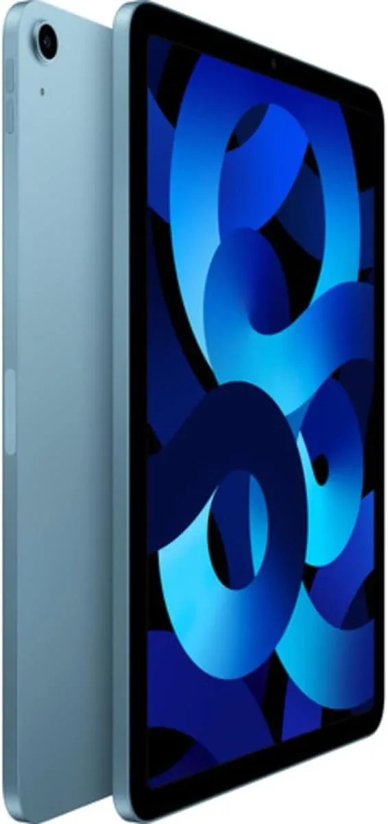 Apple Early 2022 iPad Air, 10.9-inch, Wi-Fi, 256GB, Blue (Renewed)