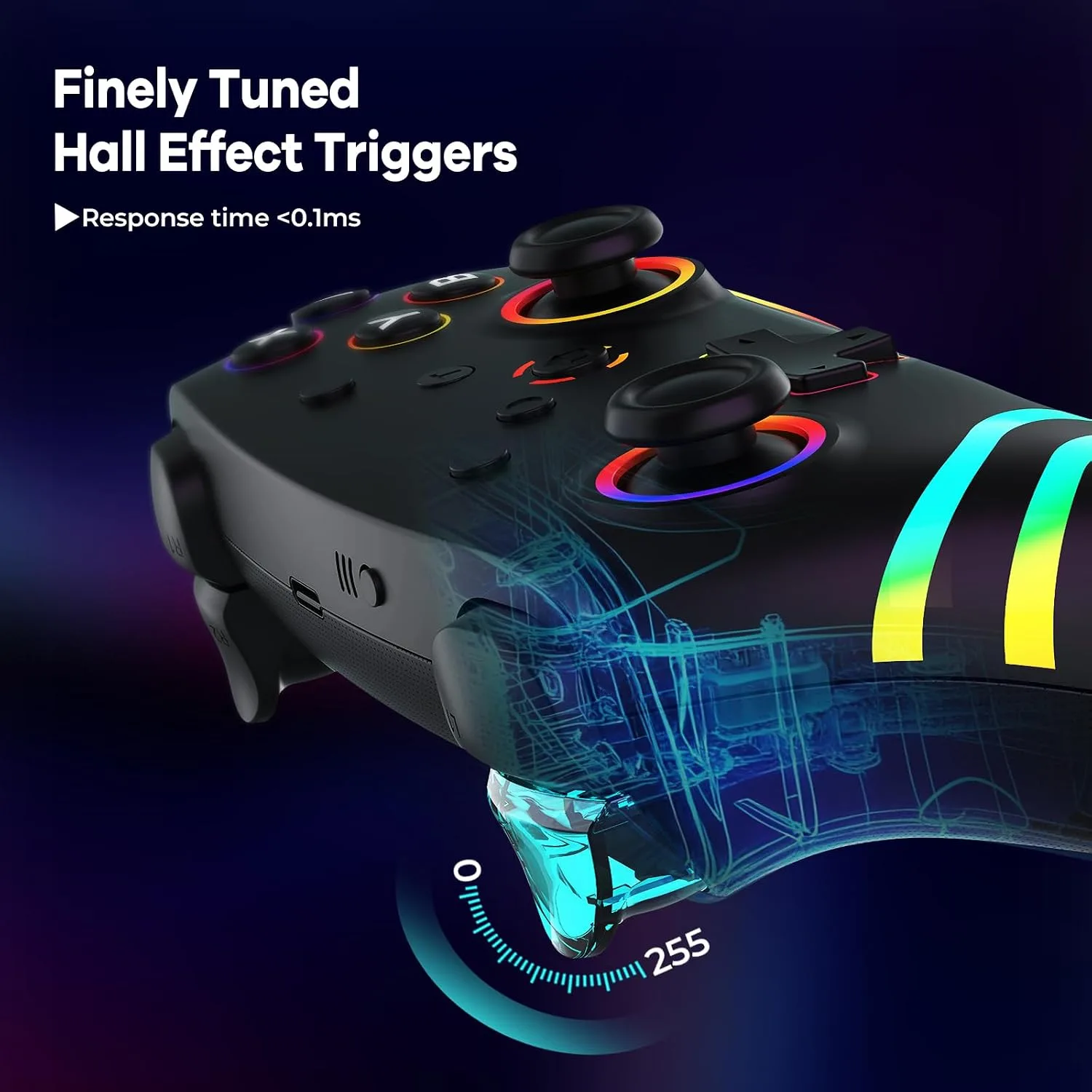 MYSTILUCK Wireless Pro Controller for Switch/Switch 2/Lite/OLED/PC