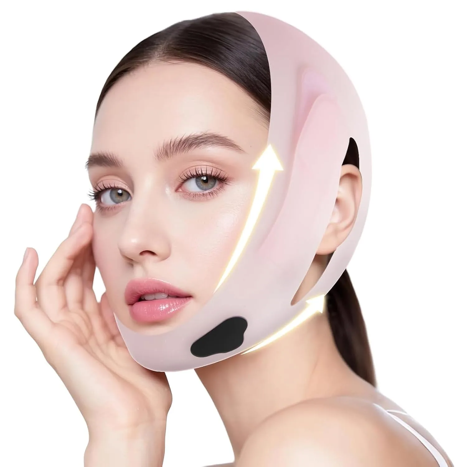 Cinta facial de silicona Jintion para levantamiento y soporte de mandíbula