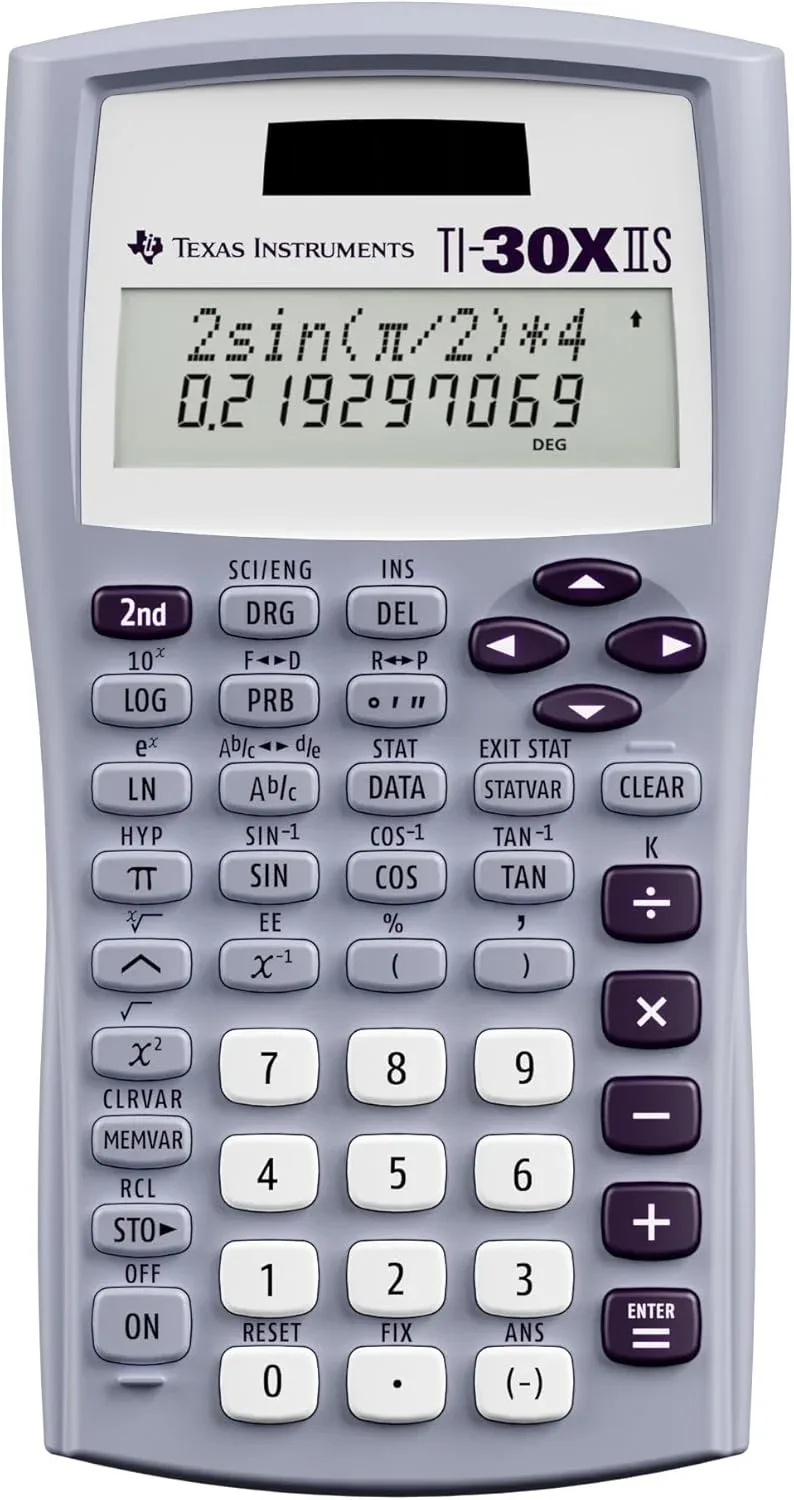 TI-30XIIS Scientific Calculator Texas Instruments, Lavender Limits