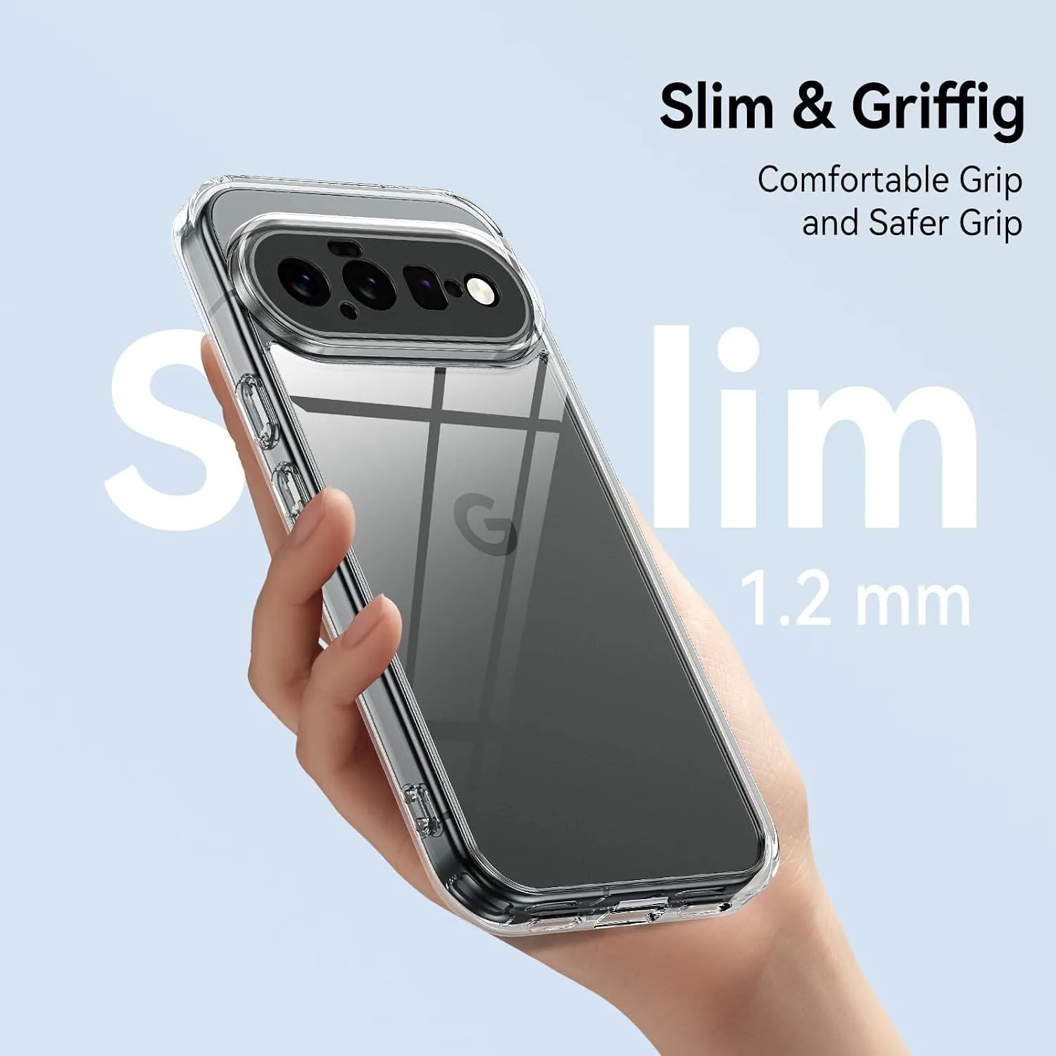 YINLAI Case for Google Pixel 11 6.3-Inch 2026, Crystal Clear
