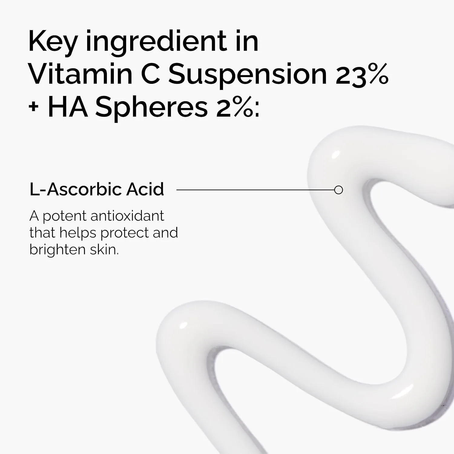The Ordinary Vitamin C Suspension 23% + Hyaluronic Acid Spheres 2%, Serum with Pure L-Ascorbic Acid