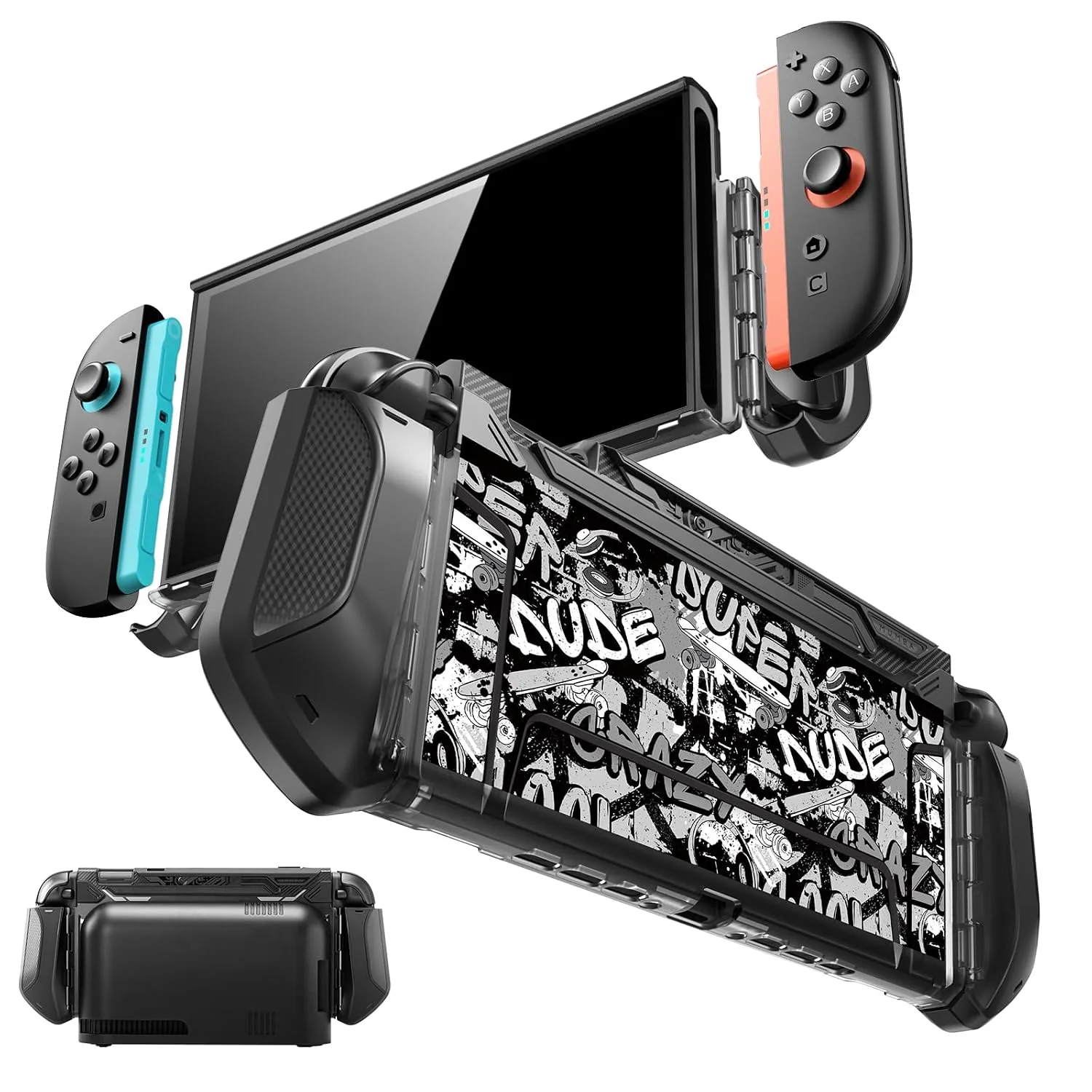 Mumba Dockable Protective Case for Nintendo Switch 2,Blade Series,Skidz