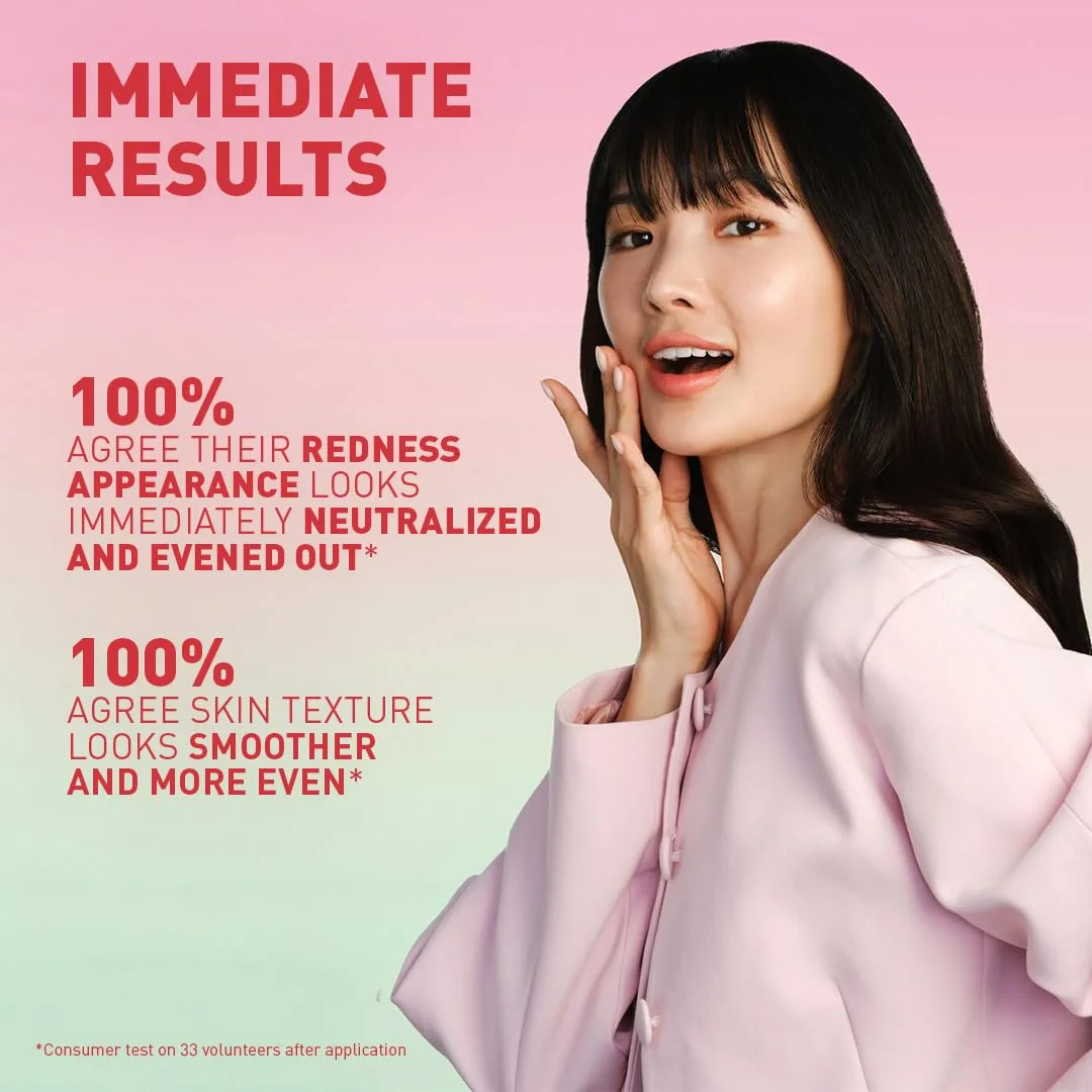 Erborian CC Red Color-Correcting Cream with SPF 25, Korean Skincare