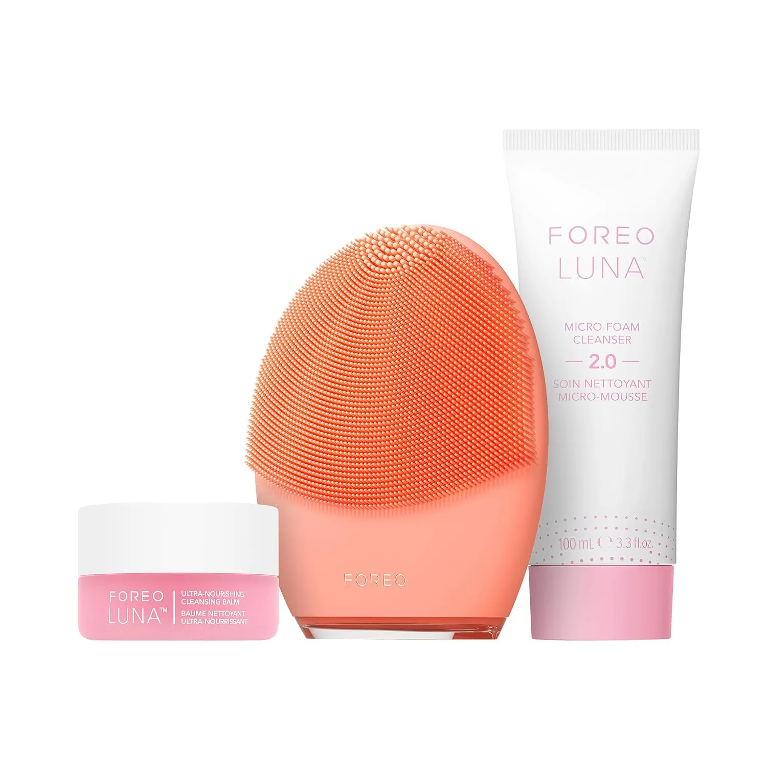 FOREO Luna 4 Balanced Skin + Micro-Foam Cleanser 2.0 + Cleansing Balm
