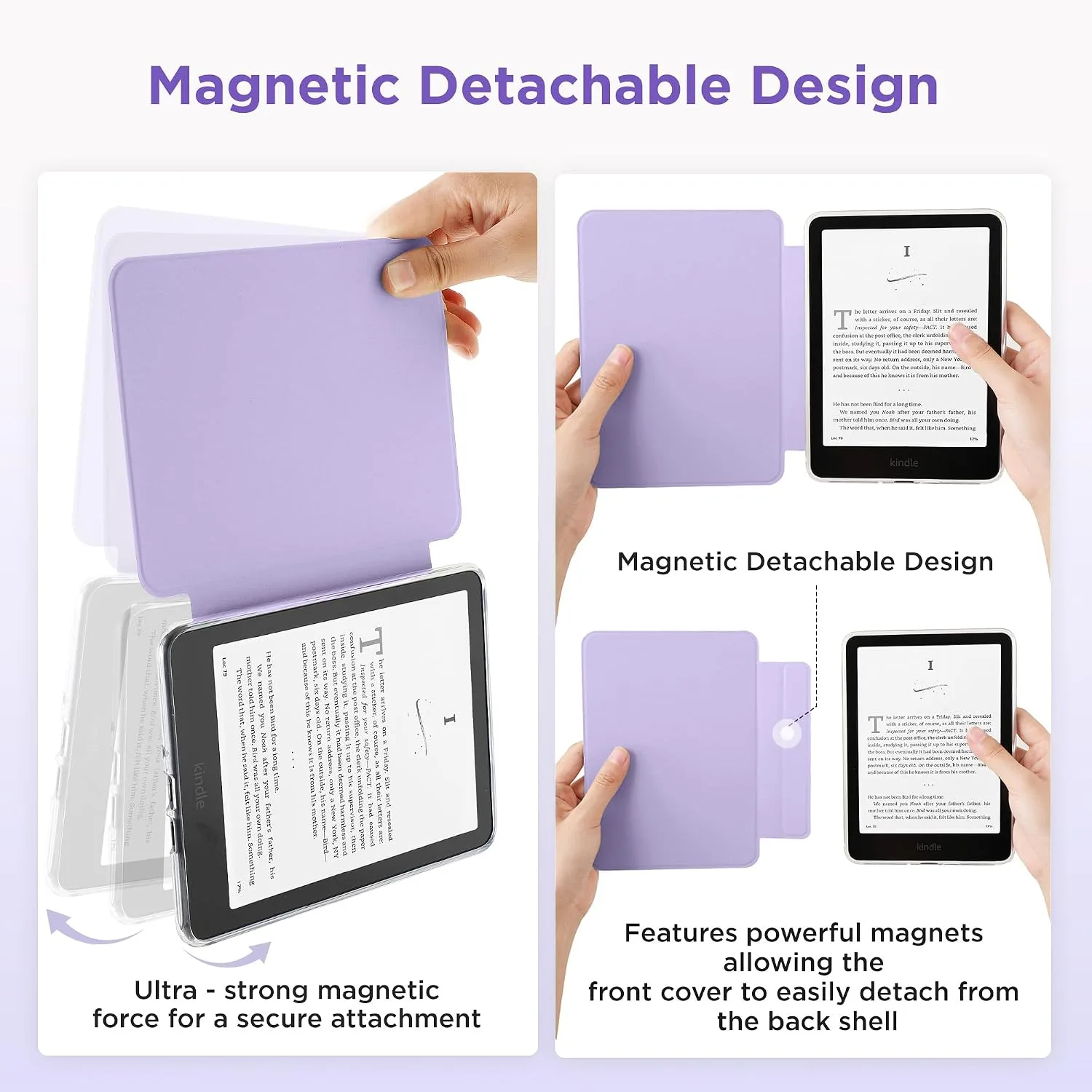 SESENSE Magnetic Case for 7'' Kindle Paperwhite 12th Gen 2024 & Colorsoft