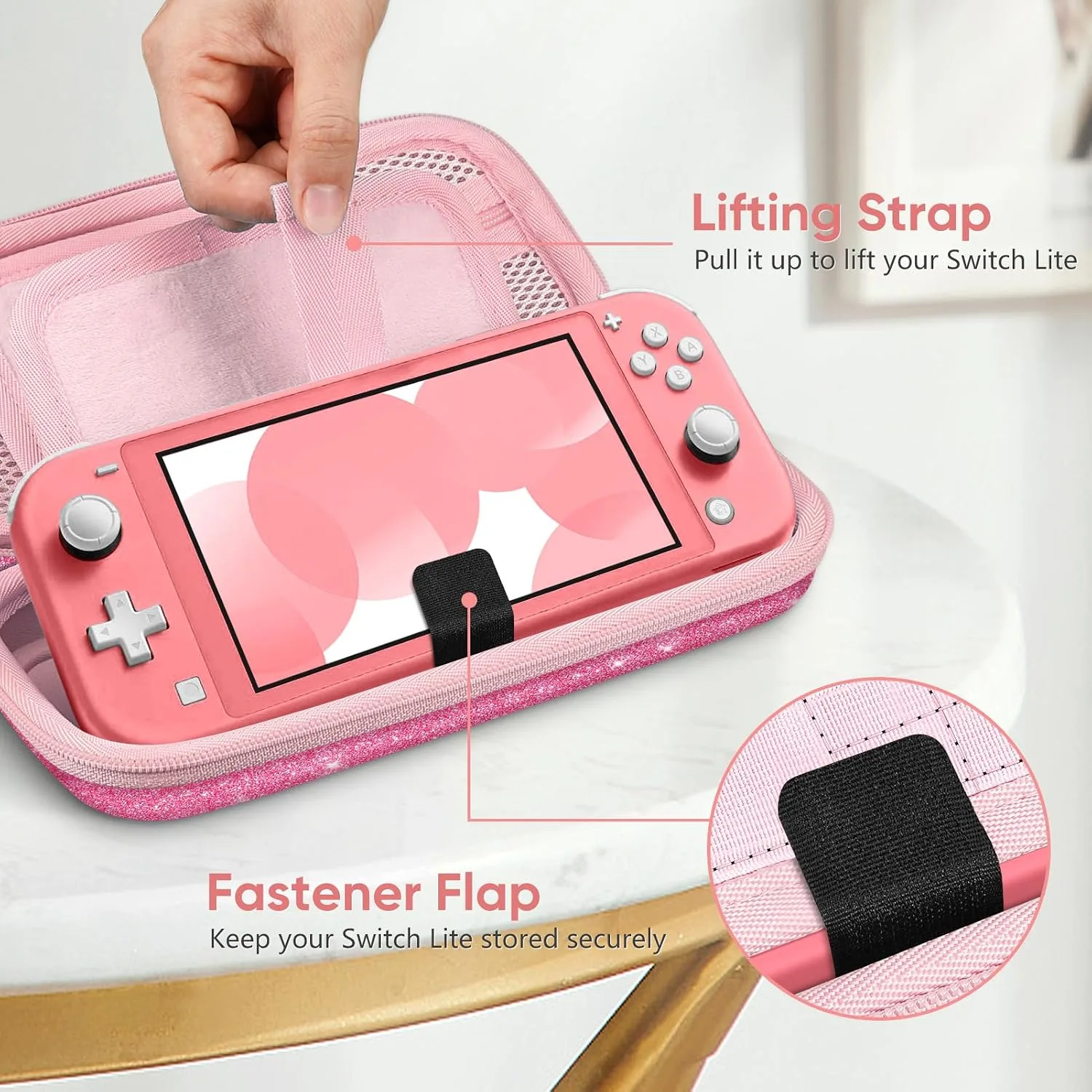 FINTIE Shockproof Carrying Case for Nintendo Switch Lite 2019