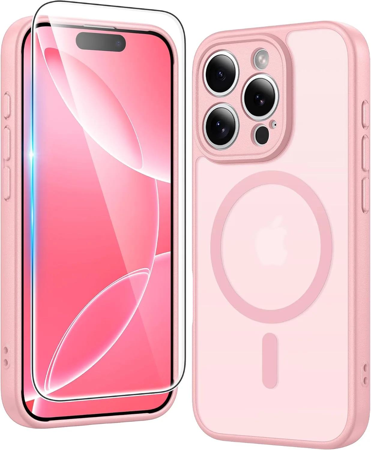 FNTCASE for iPhone 16 Pro-Max Case Compatible with Magsafe Matte Phonecase