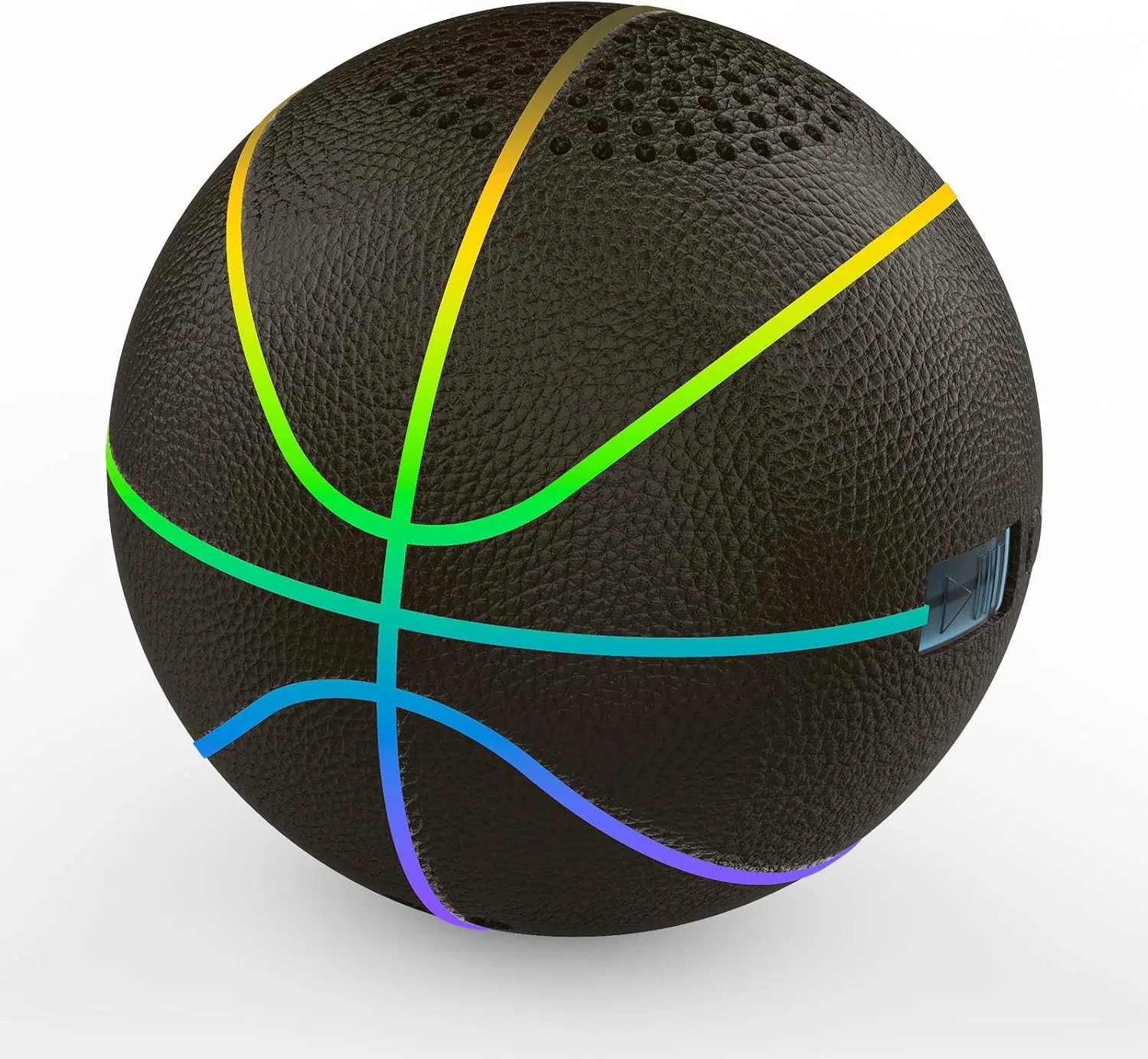 Mini Leather Basketball Bluetooth Speaker