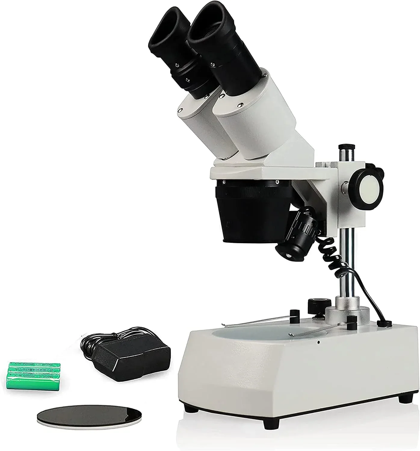Microscopio estéreo binocular Parco Scientific PST-123-10LRC con iluminación LED recargable