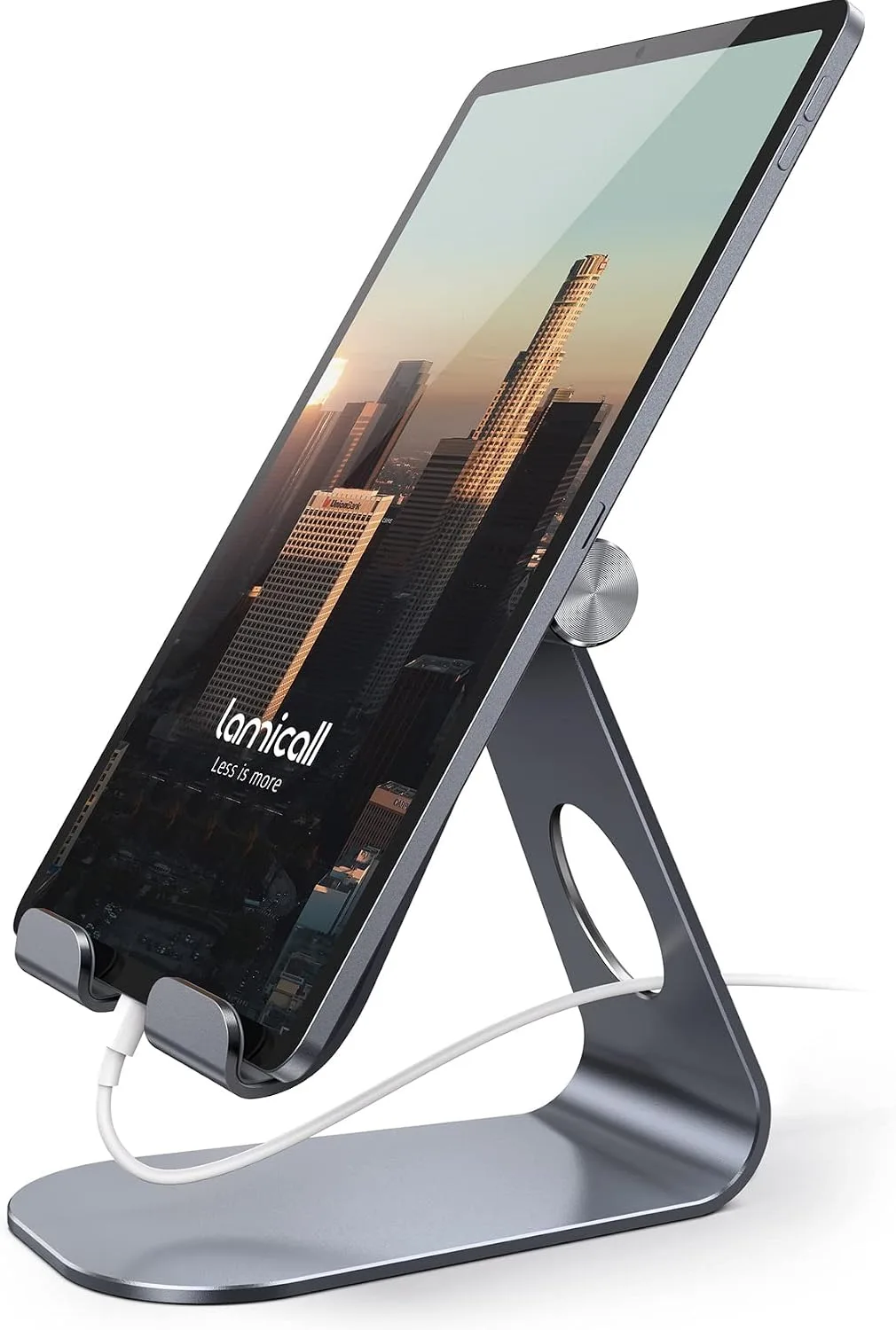 Soporte para tablet Lamicall ajustable aluminio multiángulo
