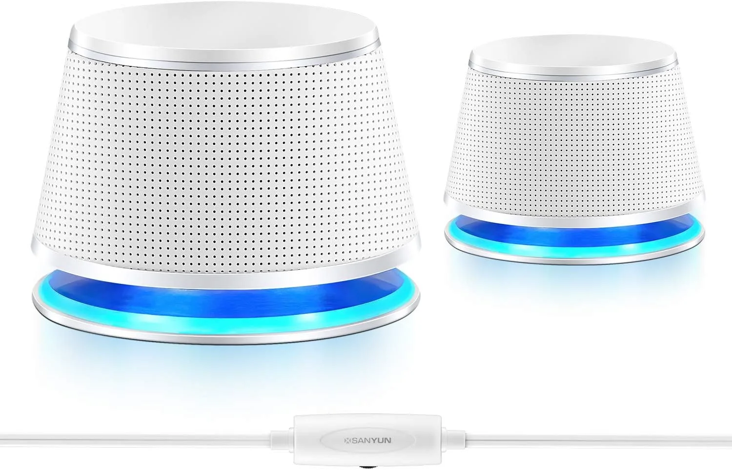 Parlantes para computadora Sanyun SW102 2.0 USB