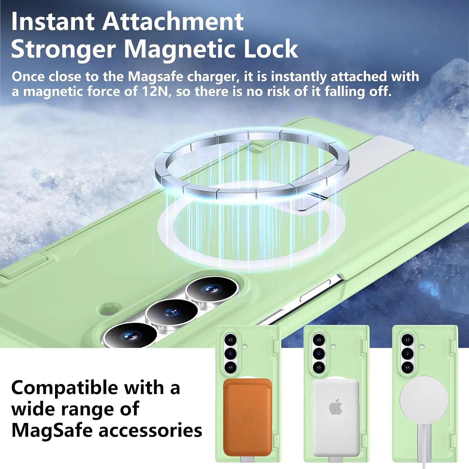 For Samsung Galaxy Z Fold 8 Ultra Case with Kickstand & Screen Protector