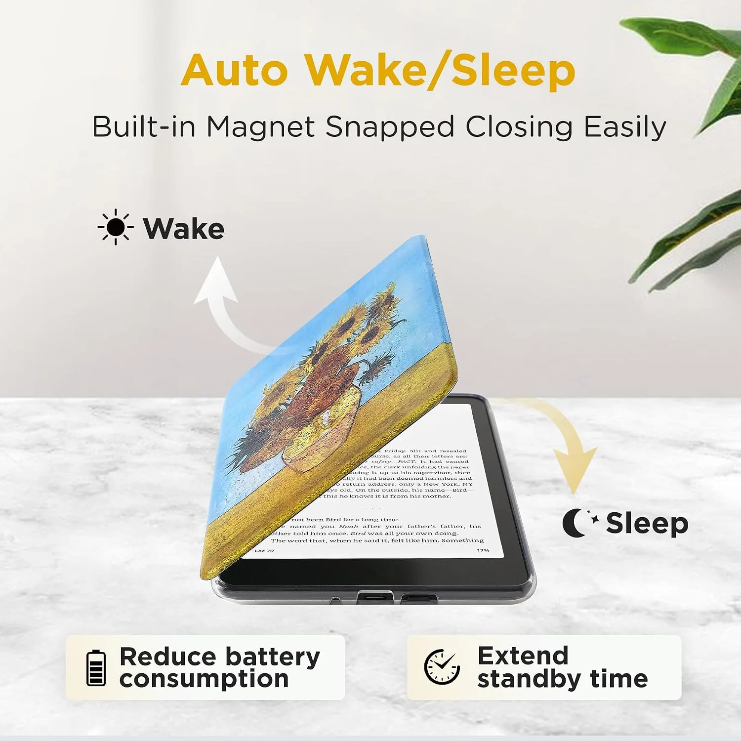 SESENSE Magnetic Case for 7'' Kindle Paperwhite 12th Gen 2024 & Colorsoft