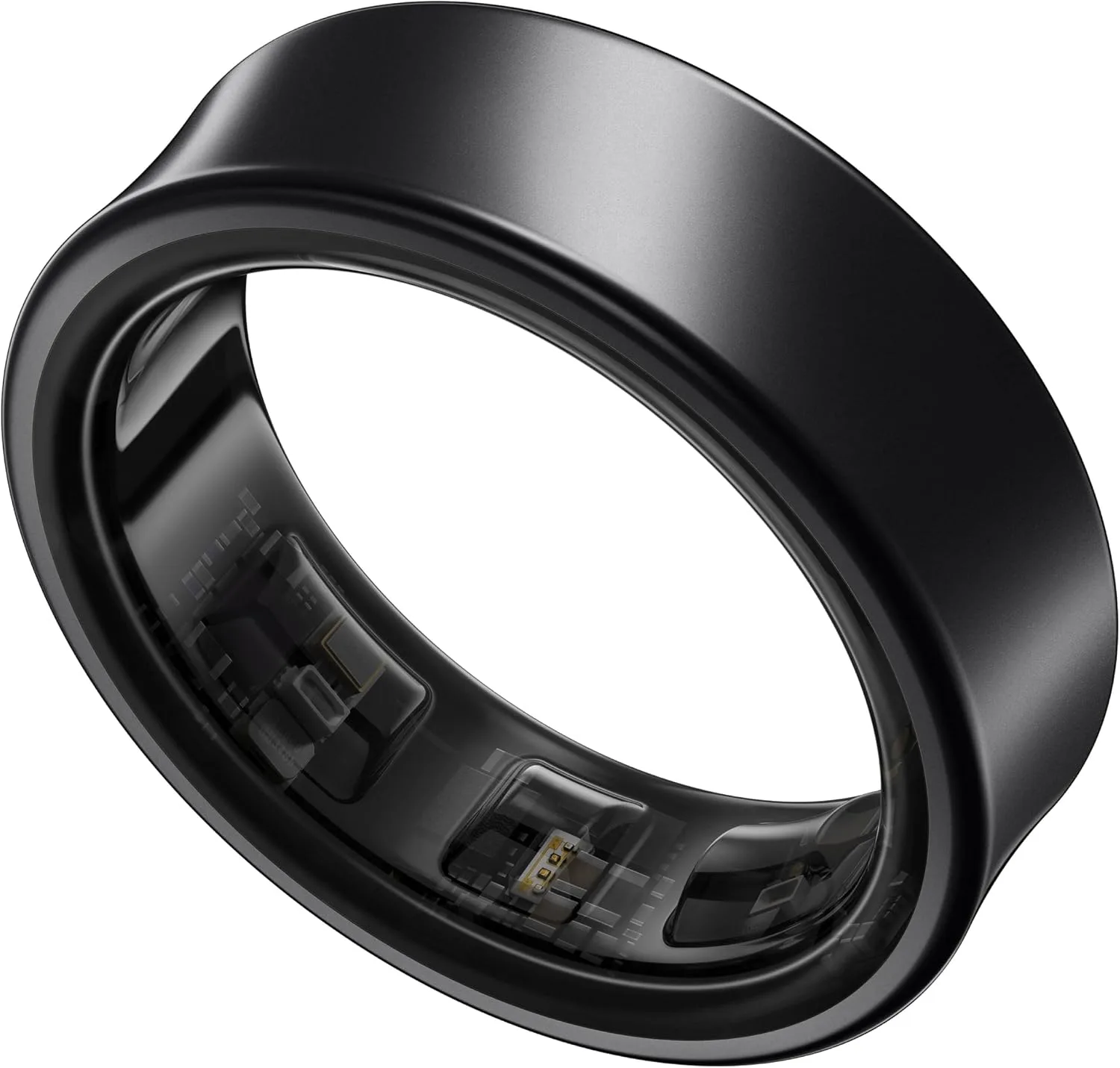 SAMSUNG Galaxy Ring, AI Smart Ring, Size First w/Sizing Kit, No App Subscription, Fitness Monitor, Sleep Tracker, Up to 7-Day Battery, Size 7, Titanium Black (Renewed)