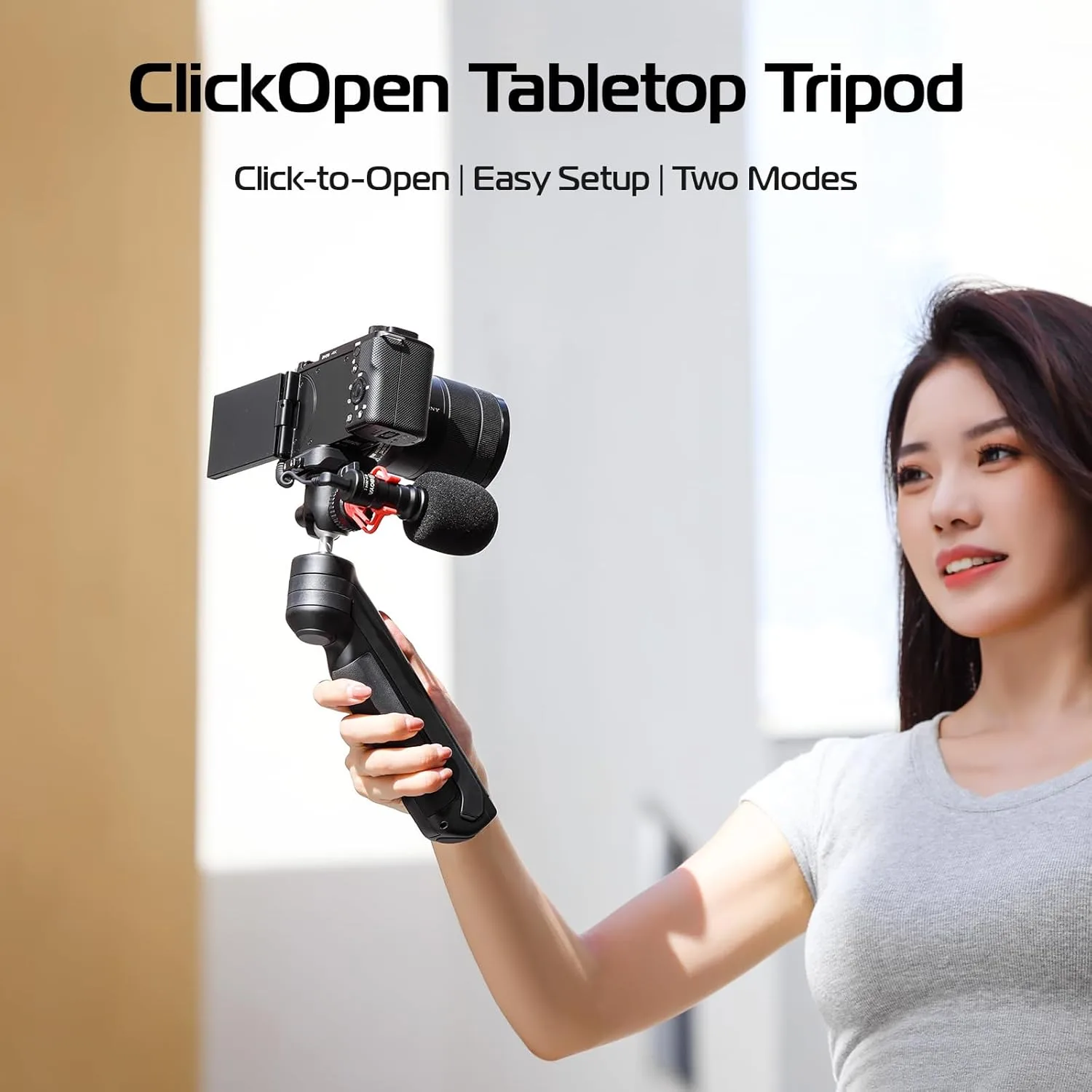 ULANZI TT38 One-Click Opening Vlogging Tripod w Uka F38 Quick-Release