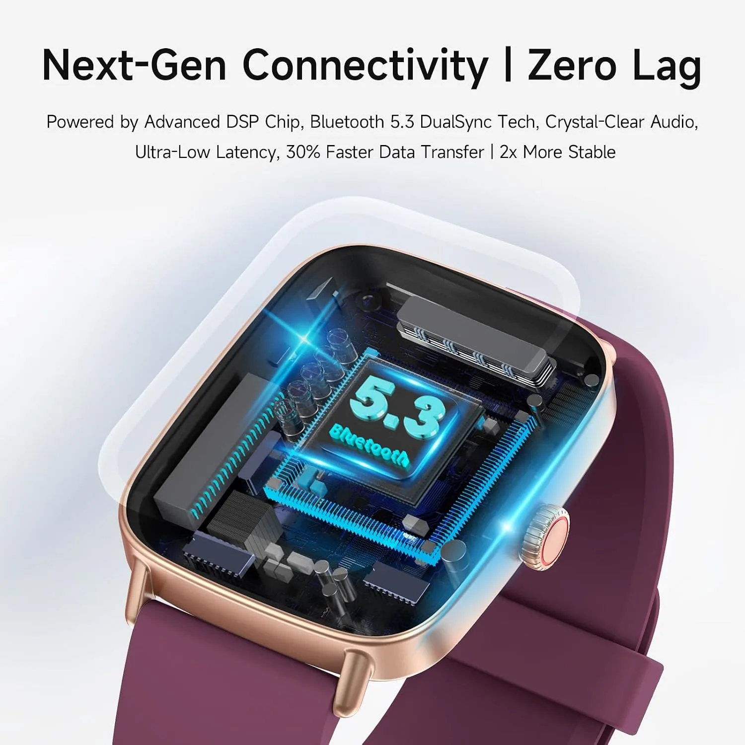 Smart Watch for Women, 1.85" HD Smartwatch (Answer/Make Calls), 2 Bands