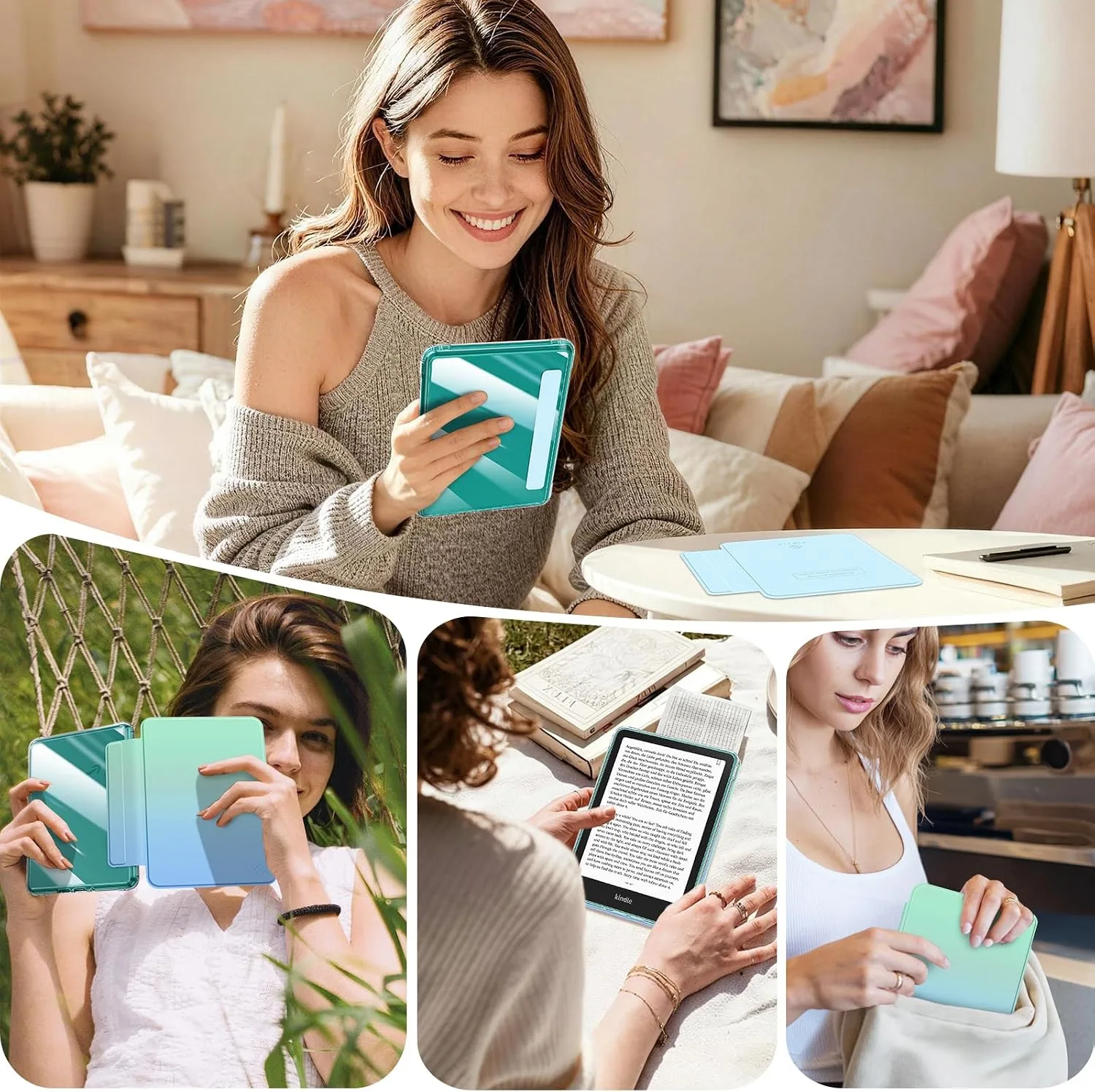 Fintie Detachable Case for Kindle Paperwhite 12th Gen 2024/Kindle Colorsoft