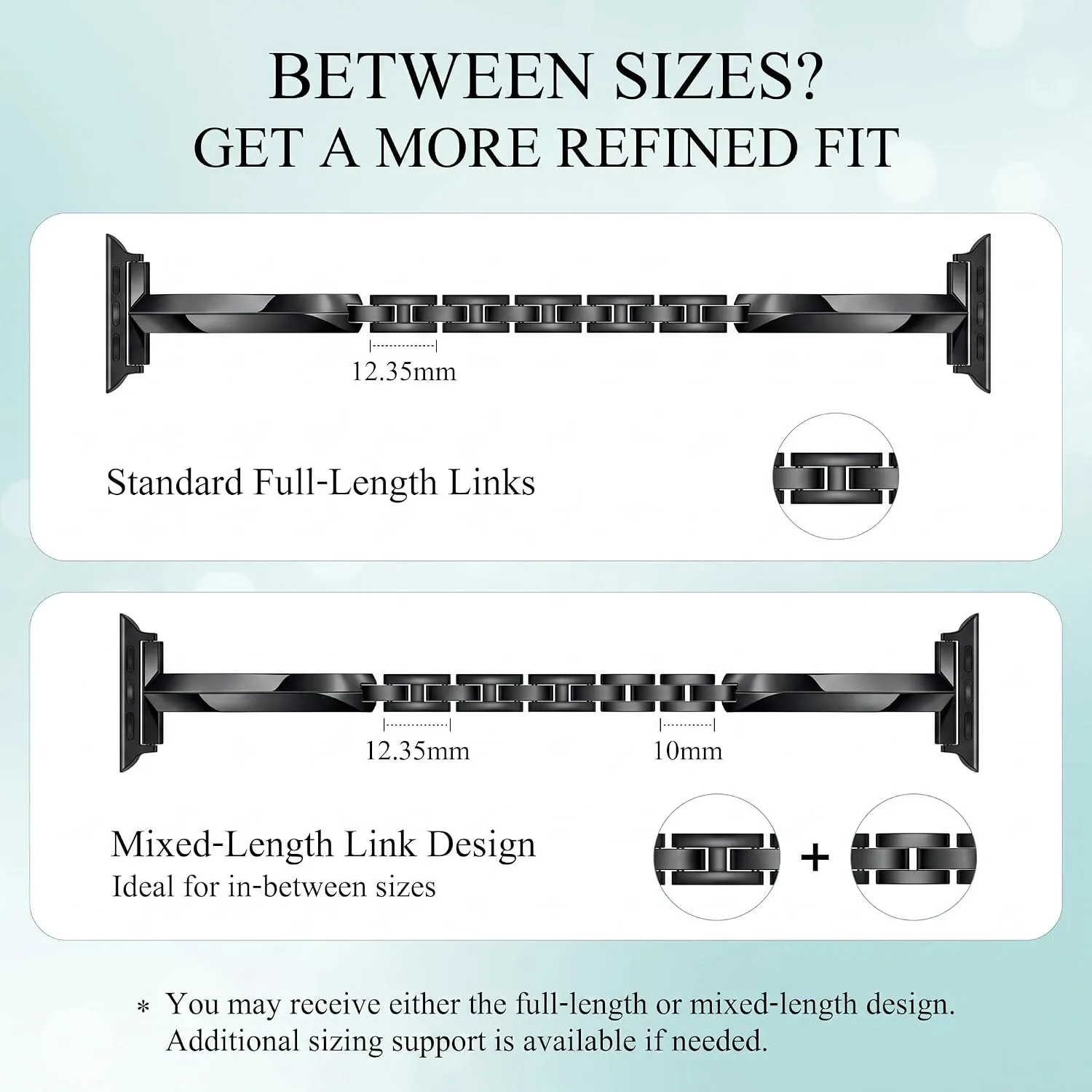 Missair Thin Band Compatible with Apple Watch for Women