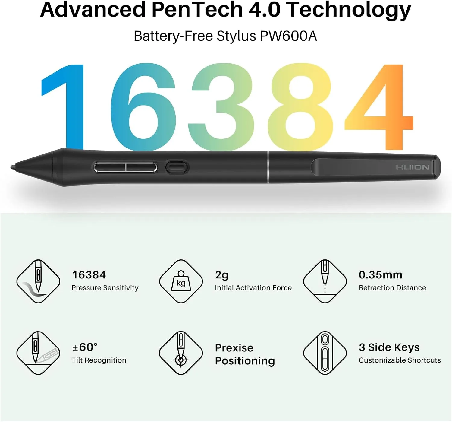 HUION KAMVAS 13 (Gen 3) SE Drawing Tablet with Screen, 16K Pressure, 13.3"