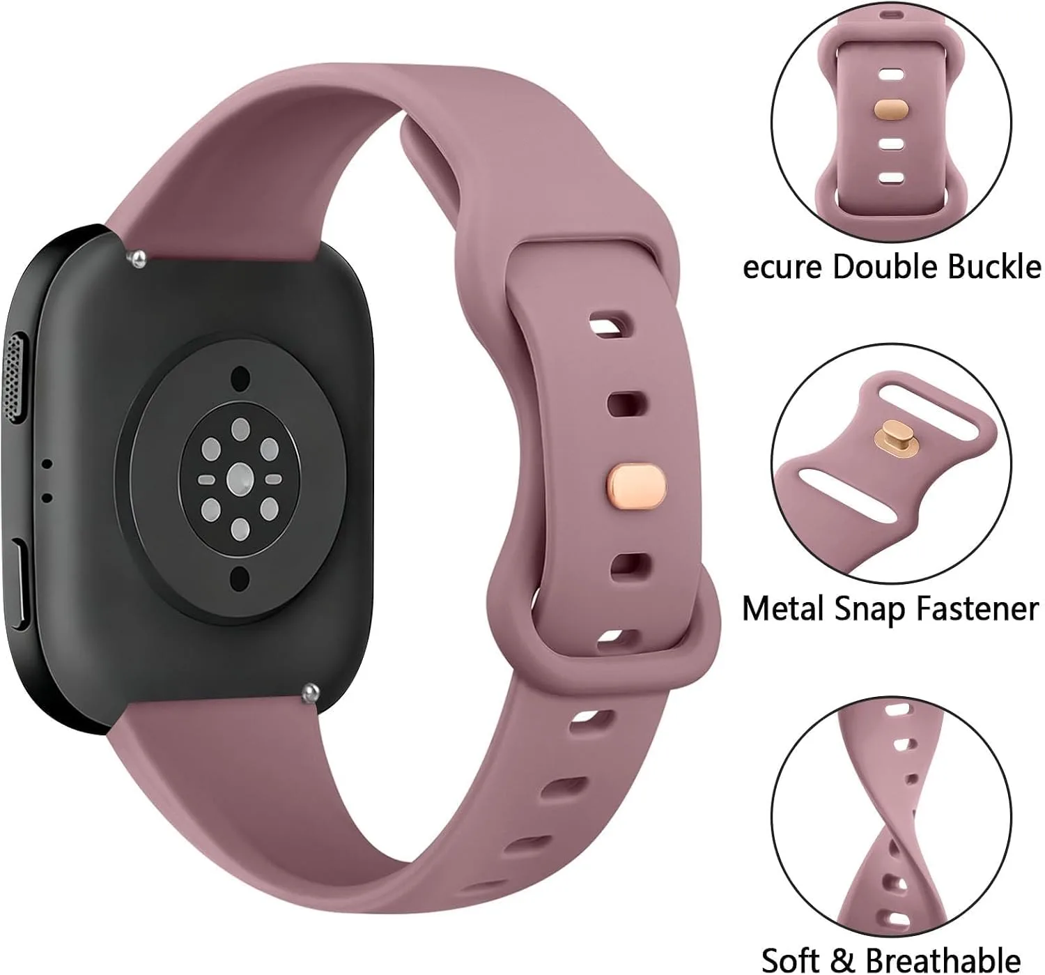 Vancle Veryfit Smart Watch Bands, for VeryFit IDW13 IDW16 IDW19 IDW26 IDW28 Soft Silicone Adjustable Straps