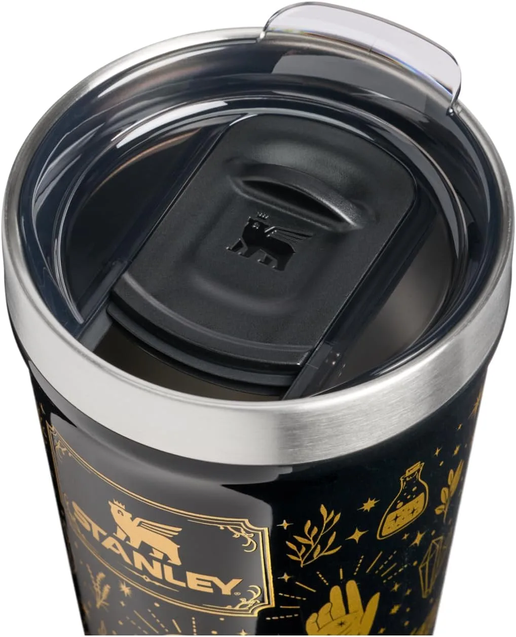 STANLEY Everyday Tumbler with Lid, 16 oz, Black Magic