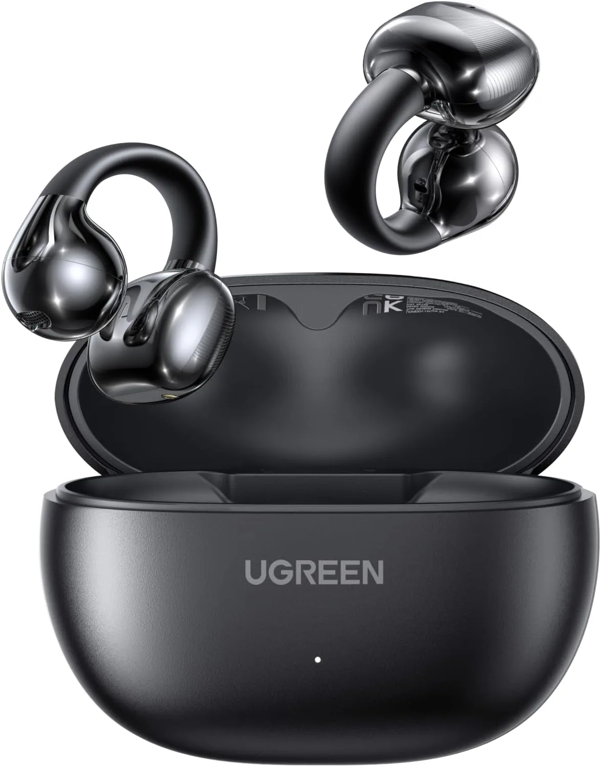 UGREEN HiTune S3 Open Ear Earbuds, Bluetooth 5.4, Clip on Earbuds, Black