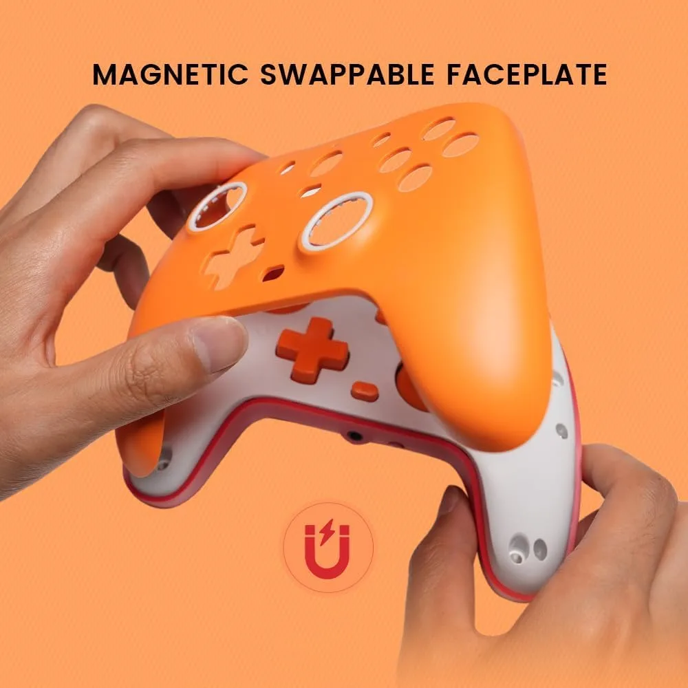 GameSir G7 SE Wired Controller for Xbox Series X|S, Xbox One & Windows 10/11, Plug and Play Gaming Gamepad with Hall Effect Joysticks/Hall Trigger, 3.5mm Audio Jack (Orange)