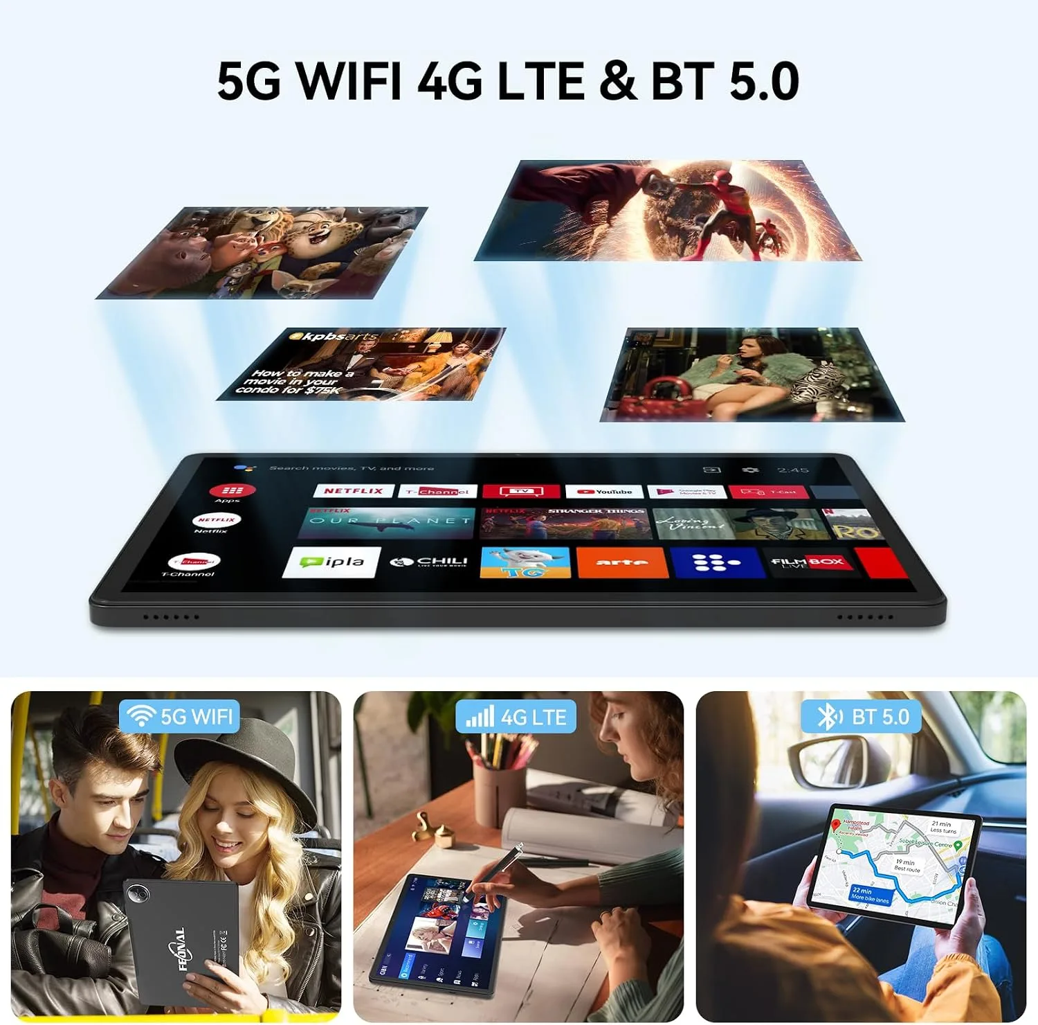 Tablet 11 inch Android 16 Tablet 2026 Latest Update Octa-Core 128GB+20GB