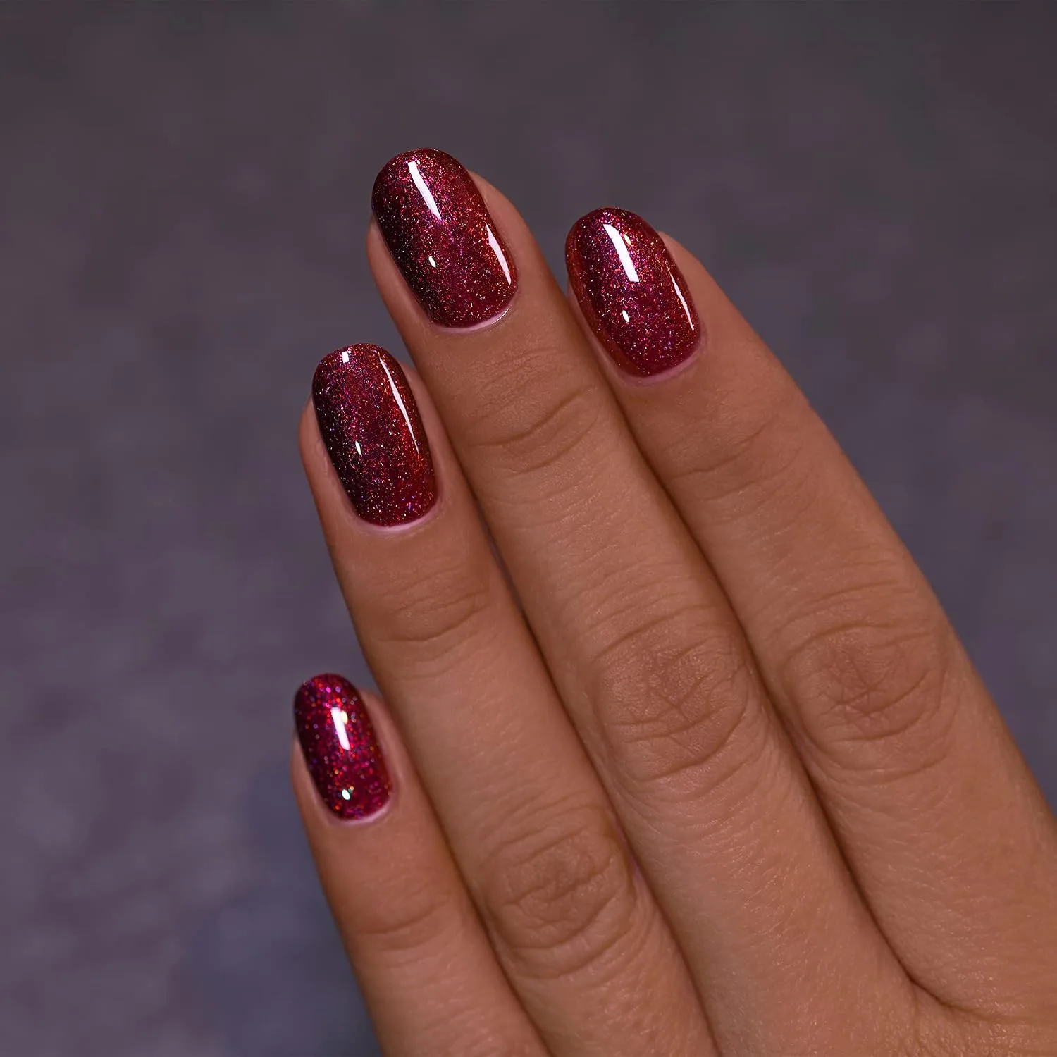 ILNP Carrie - Blood Red Holographic Nail Polish