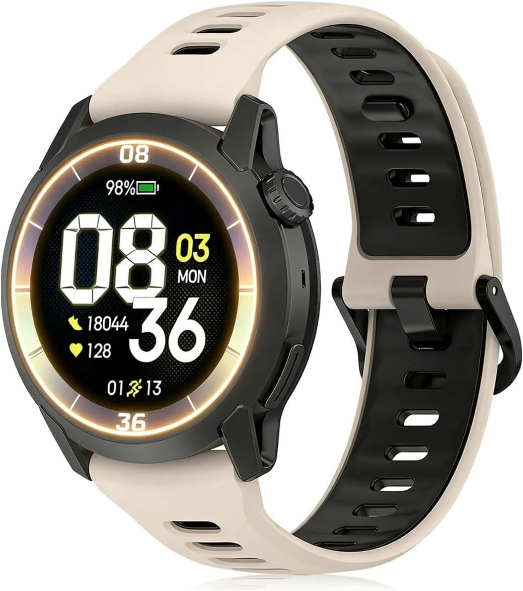 Silicone Bands Compatible with COROS PACE 3/4/Pro, COROS APEX PRO/2 Pro/APEX 46 MM/APEX 4 42 MM, Replacement Breathable Smartwatch Straps for Women and Men