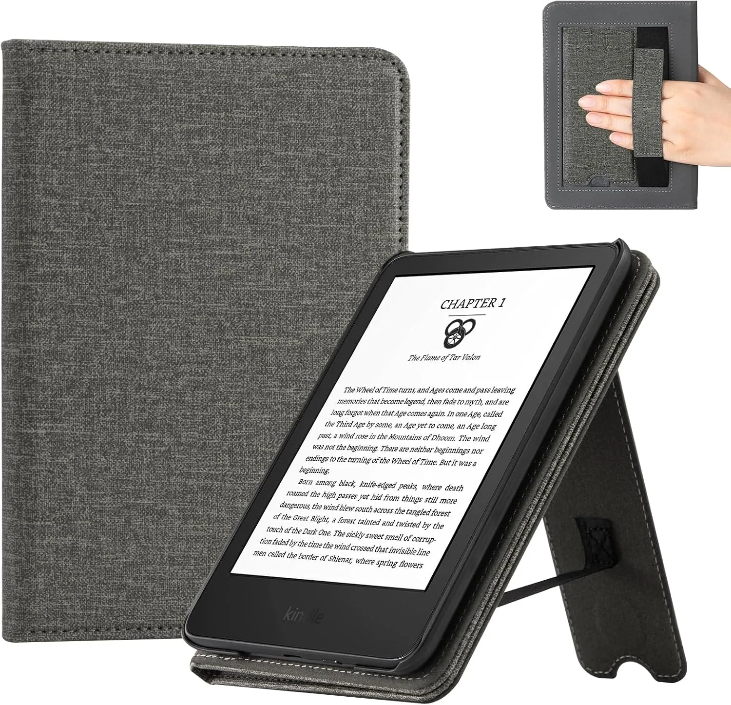 CoBak Case with Stand for for 6" Kindle (2024 & 2022, 11th Gen)