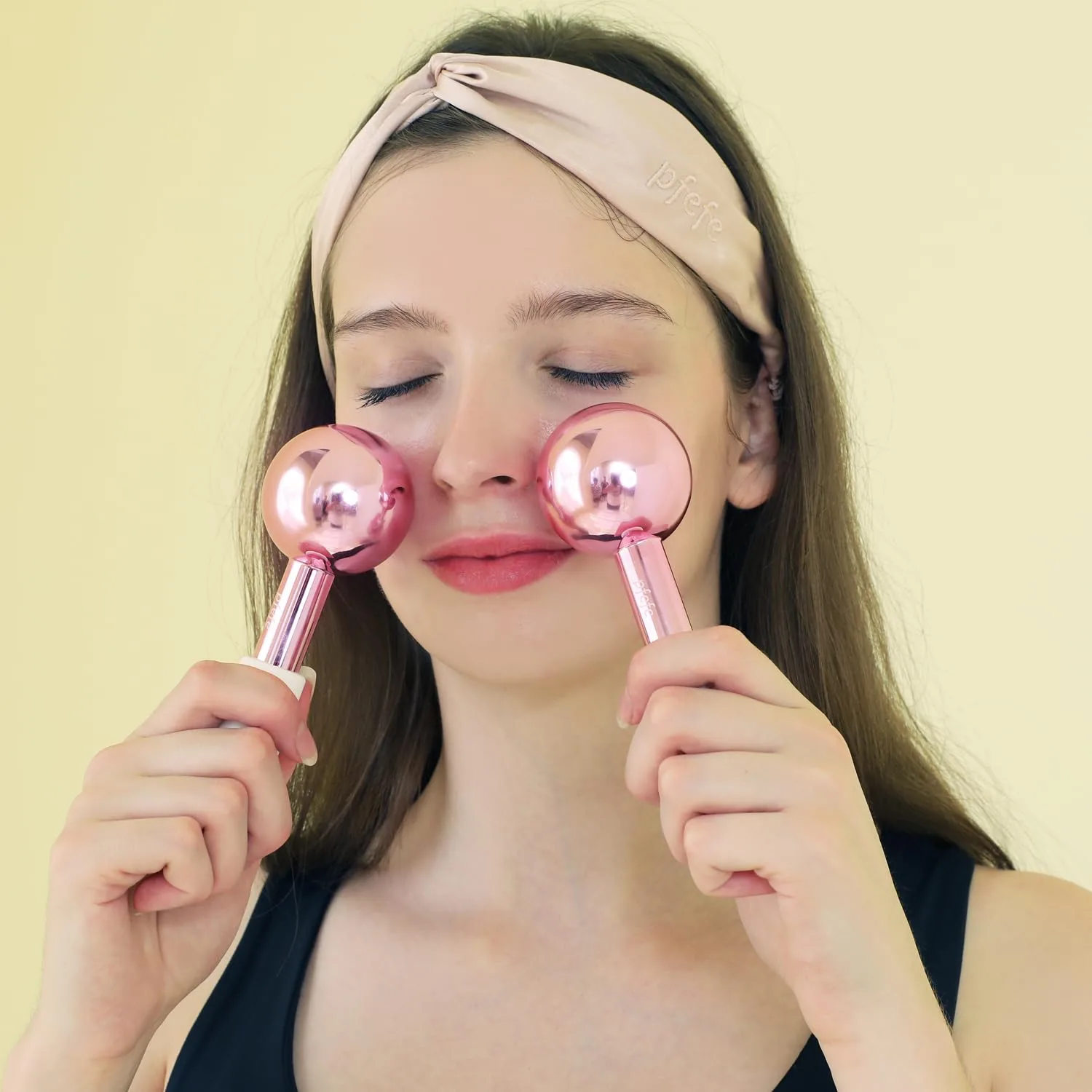 Ice Globes for Face Eyes, Facials Cold Roller Cooling Balls for Puffiness