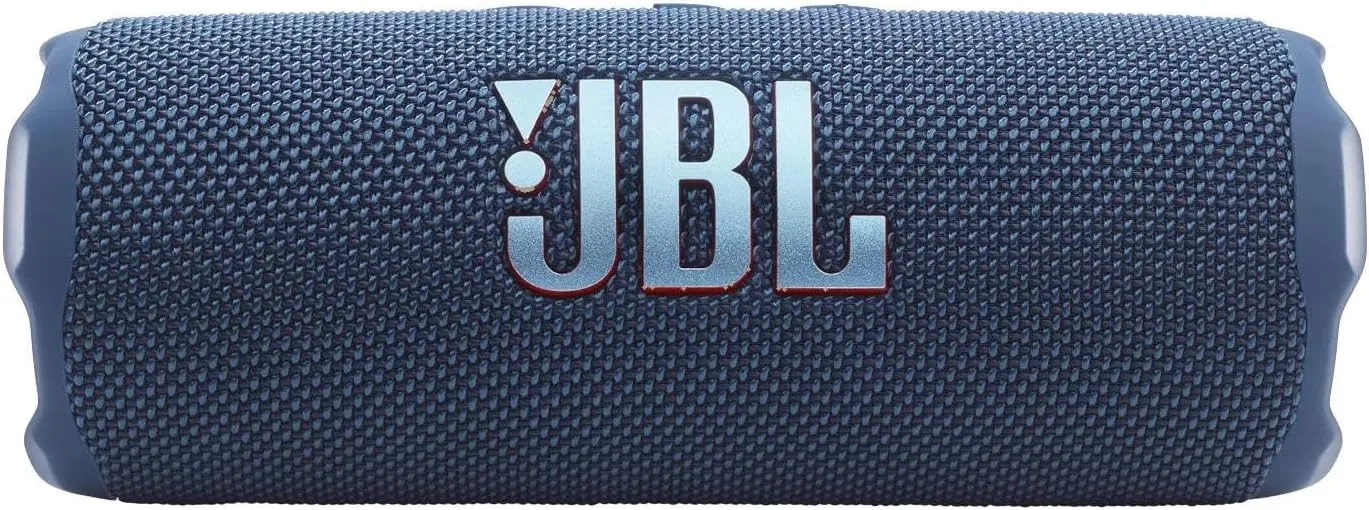 JBL Flip 7 Portable Bluetooth Speaker, IP68 Waterproof, Dustproof, Drop-Proof, PushLock System, AI Sound Boost, 16H Battery, Megen Hardshel Protection Case (Blue)