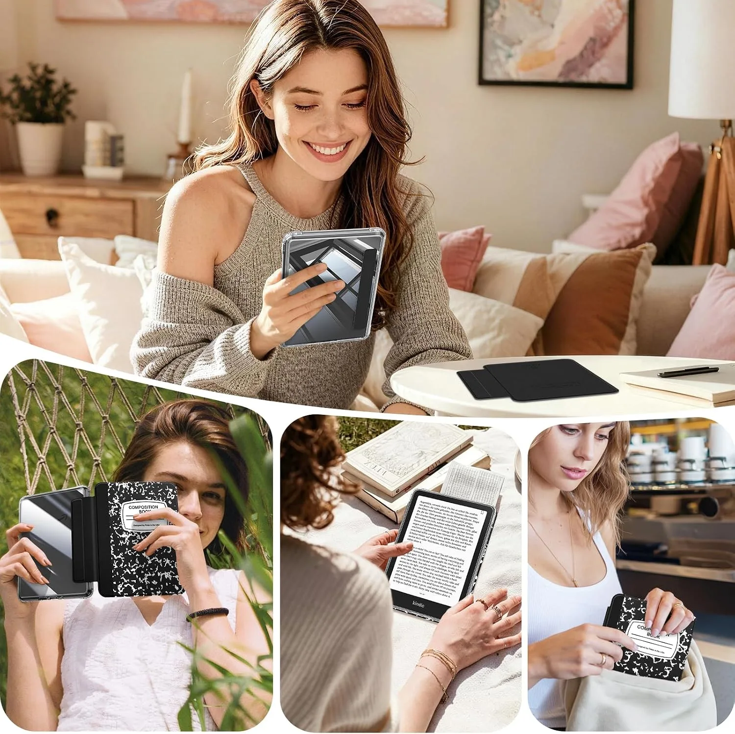 Fintie Detachable Case for Kindle Paperwhite 12th Gen 2024/Kindle Colorsoft