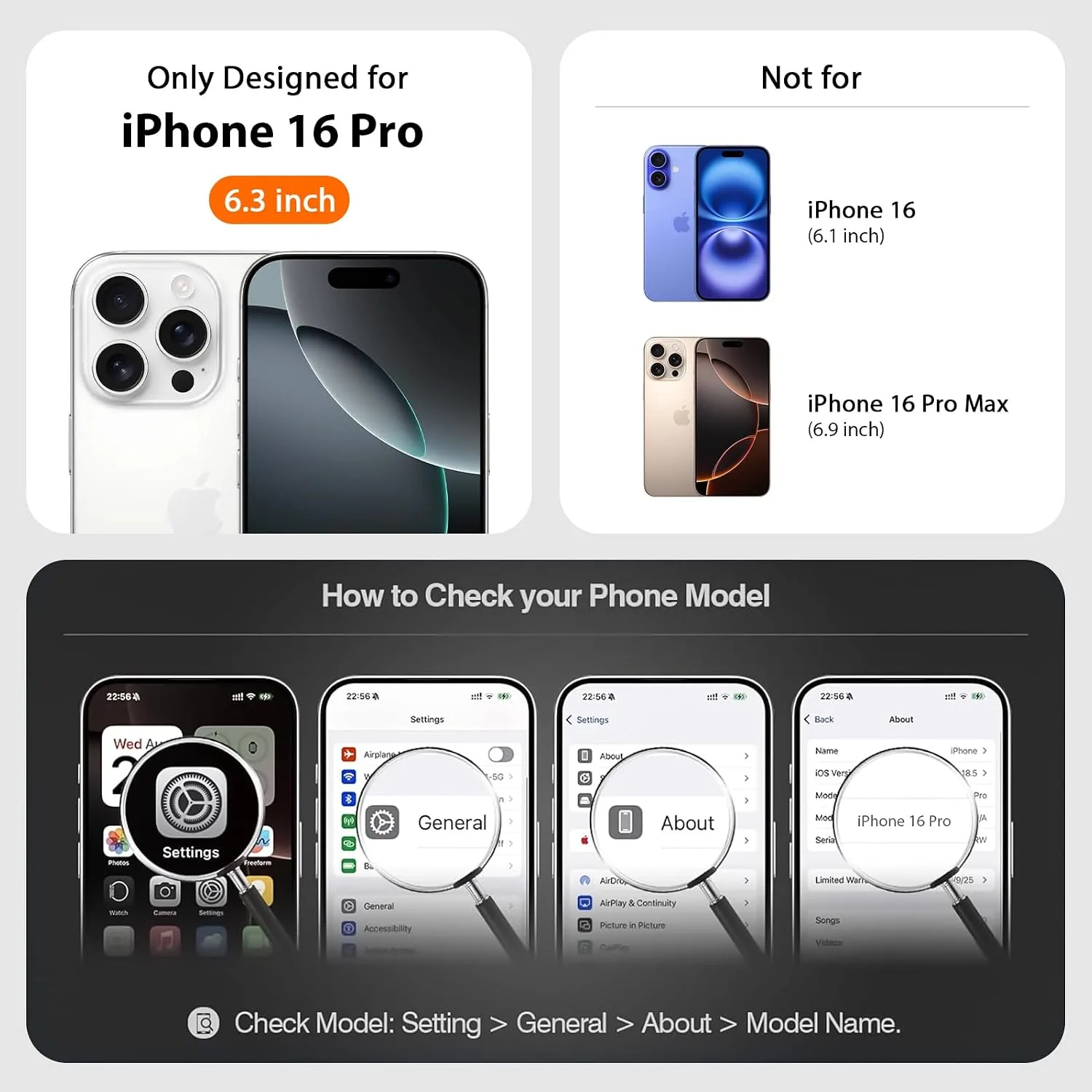 Wallet Phone Case Crafted for iPhone 16 Pro Orange