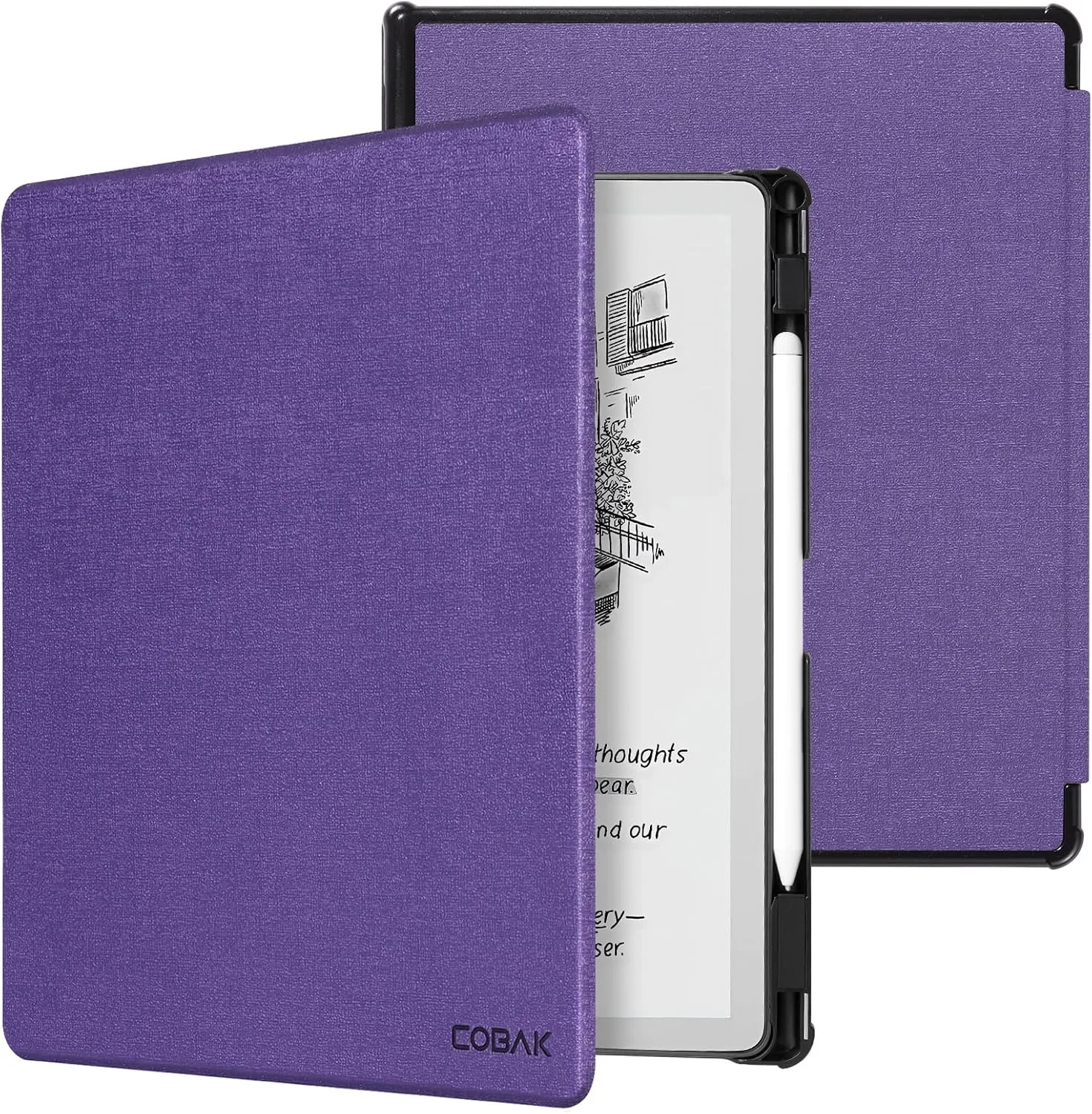 CoBak Slim Case for TCL 11" Device with Auto Sleep Wake, Pen Holder