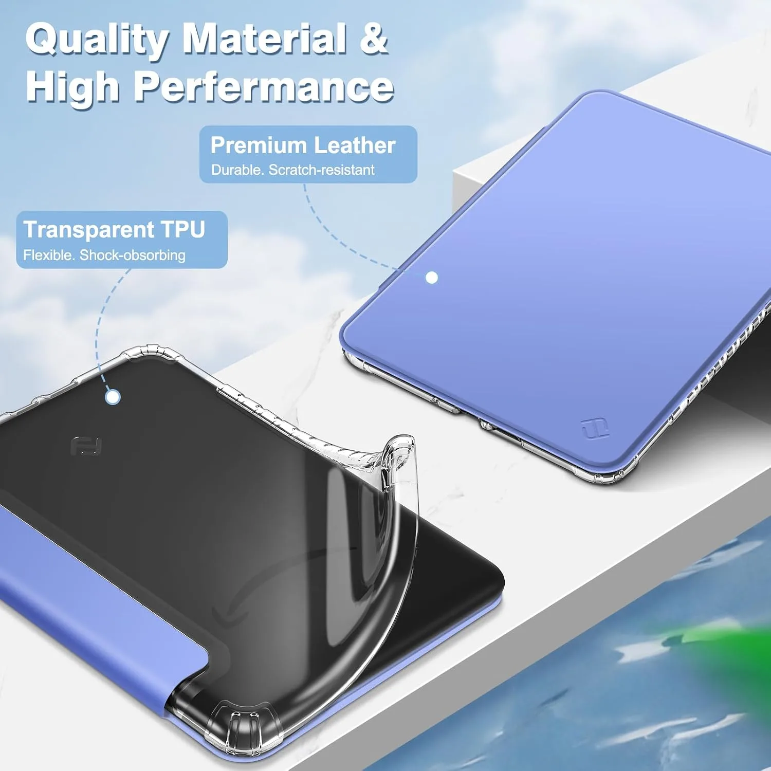 Fintie Clear Case for 7" Kindle Paperwhite 12th Gen 2024 & Kindle Colorsoft