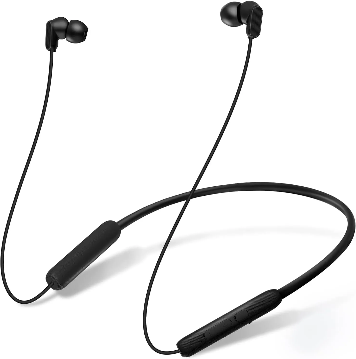 N18 Neckband Bluetooth Earbuds, Wireless Bluetooth 6.0 Headphones with Microphone, Ultra-Lightweight Comfort, IPX7 Waterproof, Deep Bass Strong Beat, 20H Playtime, Magnetic Earphones