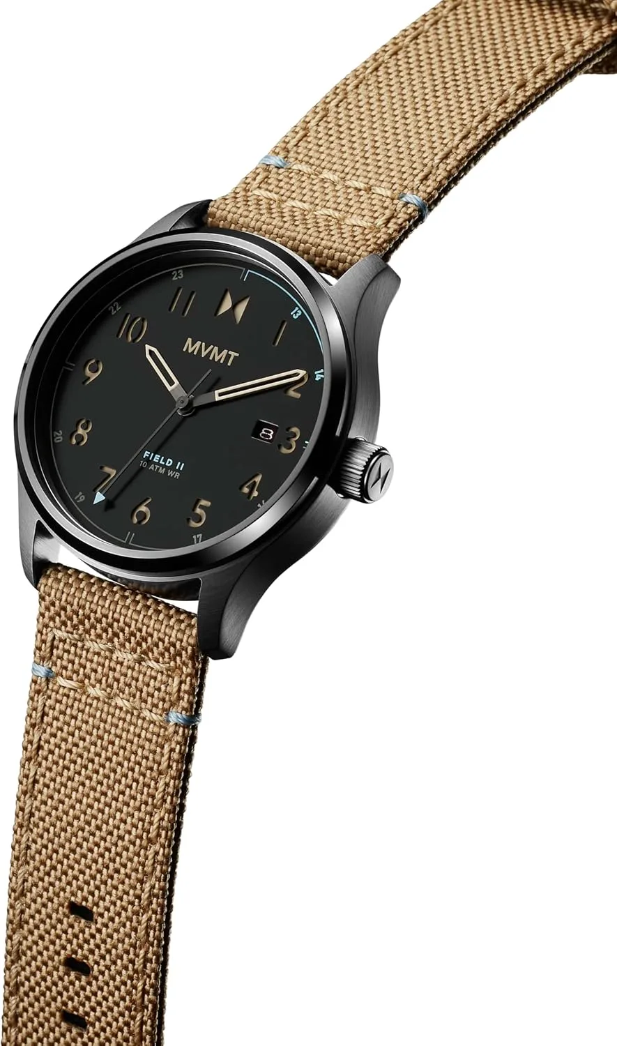 MVMT Field II Men's Watch - Everyday Wear for Him - 41mm
