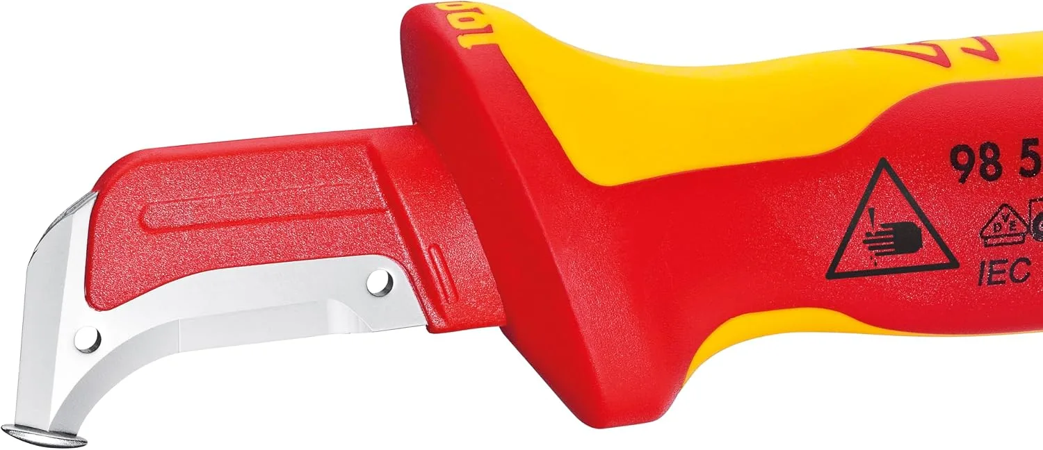 KNIPEX 98 55 1,000V Insulated Dismantling Knife