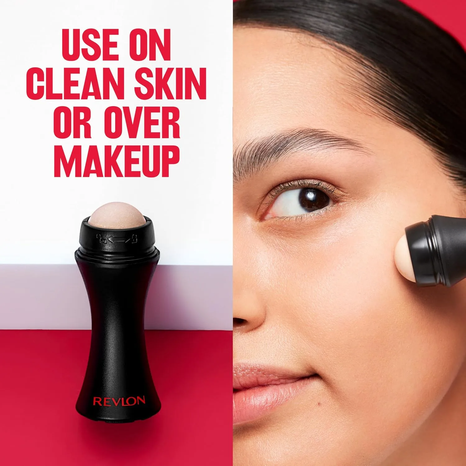 Revlon Oil-Absorbing Volcanic Face Roller, Black, 1 Count