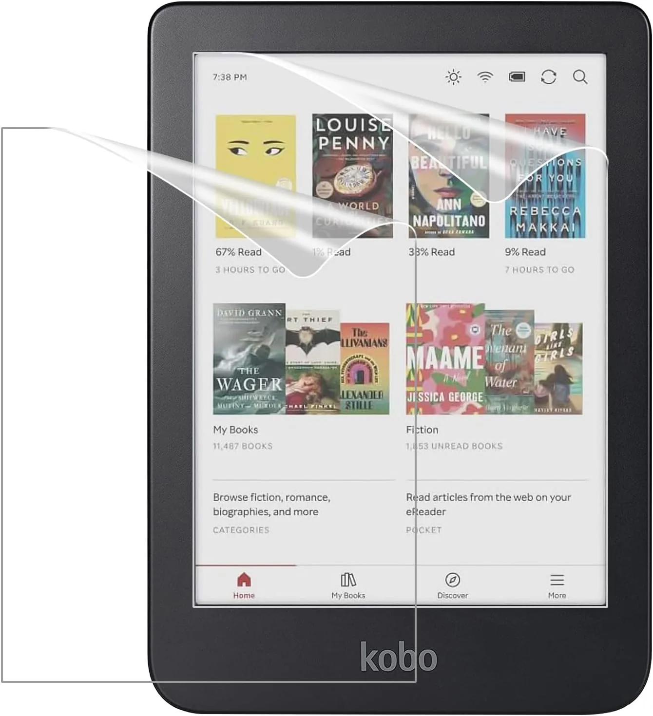 Protector de pantalla MoKo para Kobo Clara Colour y Clara BW 6 pulgadas 2 unidades