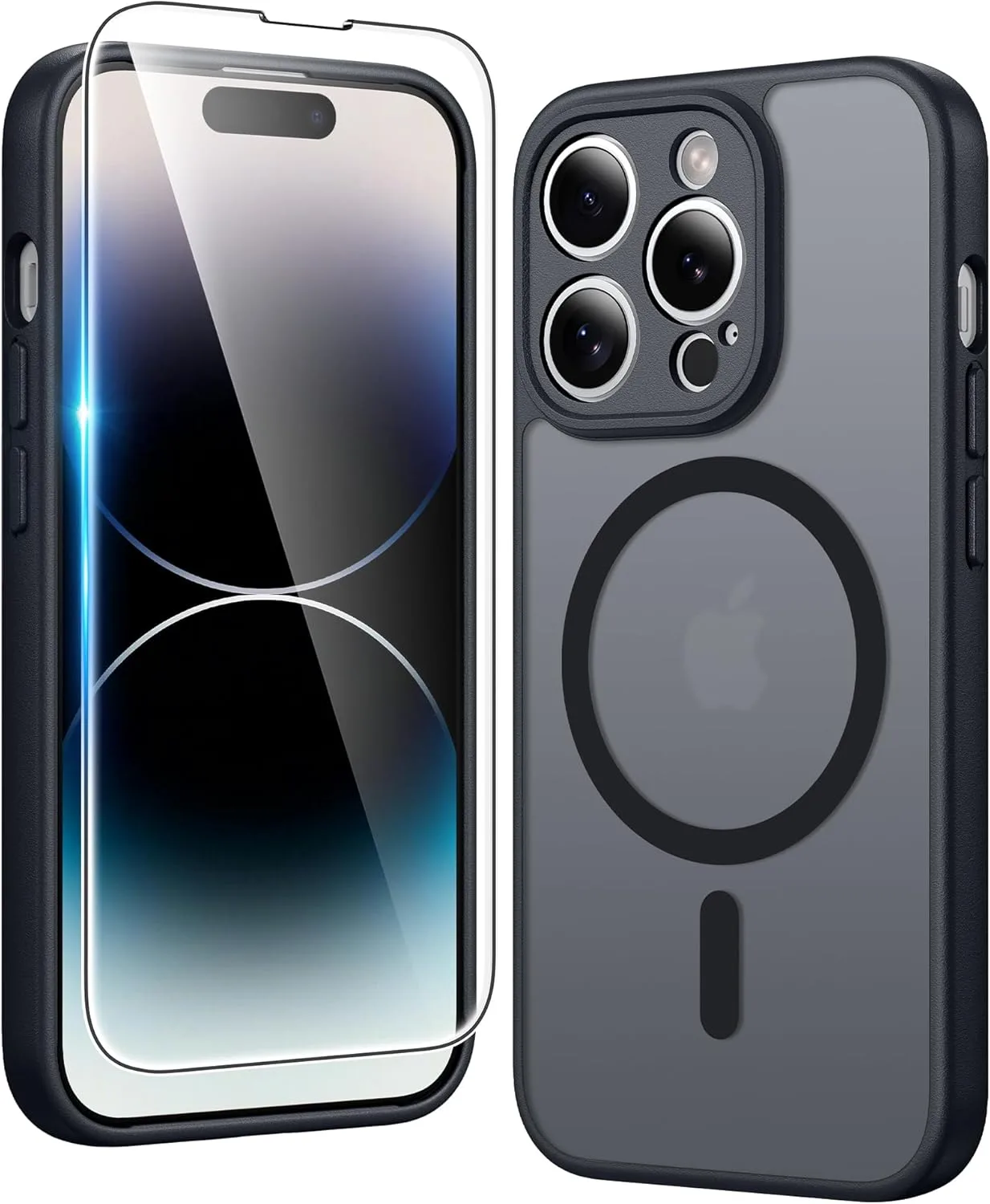 FNTCASE for iPhone 14 Pro Case Compatible with Magsafe Matte Phonecase