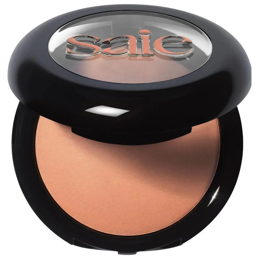 SuperSuede™ Radiant Talc-Free Baked Powder Bronzer - Palermo fair to light with warm undertones - Amalfi light to medium with neutral undertones