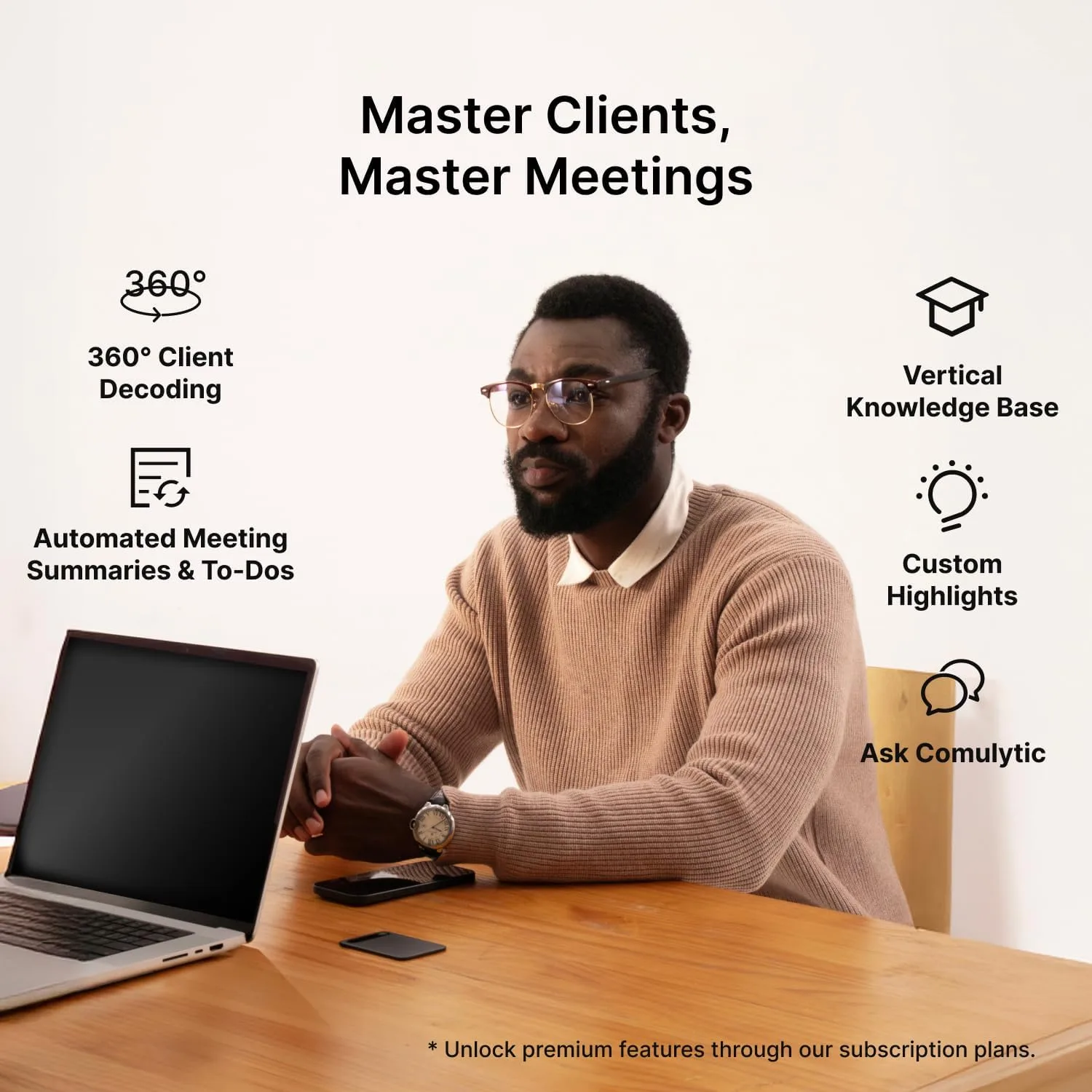 Comulytic Note Pro AI Voice Recorder, AI Note Taker Device for Meetings