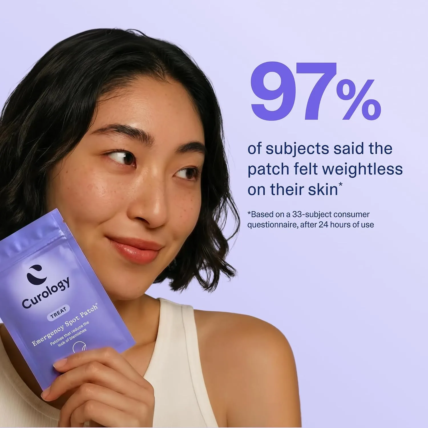 Curology Clear Pimple Patches for Face, Hydrocolloid Acne Spot Stickers